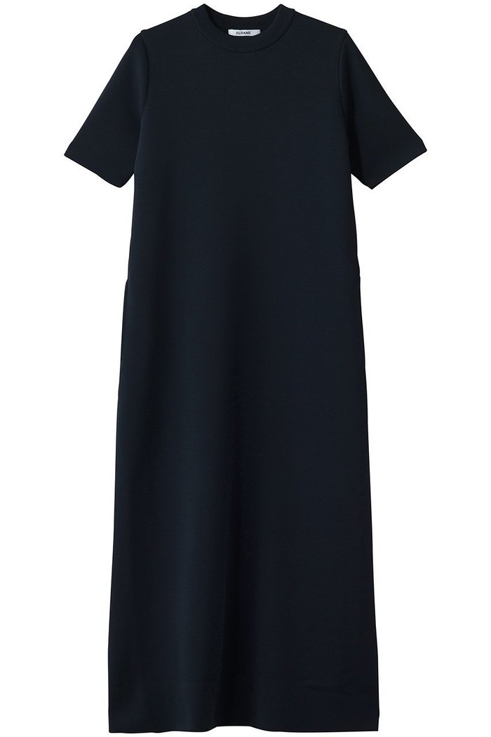 【スローン/SLOANE】の14Gミラノリブ ポリエステル×キュプラ×コットン 半袖クルーネック ワンピース インテリア・キッズ・メンズ・レディースファッション・服の通販 founy(ファニー) https://founy.com/ ファッション Fashion レディースファッション Fashion for Women ワンピース Dresses チュニック Tunic Tops & Dresses キュプラ Cupro, Eco Fabric チュニック Tunic, Long Top ミラノリブ Milano Rib, Milano Stitch ロング Long, Long-Length エレガント 上品 Elegant 半袖 Short Sleeve, Half Sleeve 抗菌 Antibacterial, Bacteria-Resistant |ID: prp329100004930942 ipo3291000000037009264