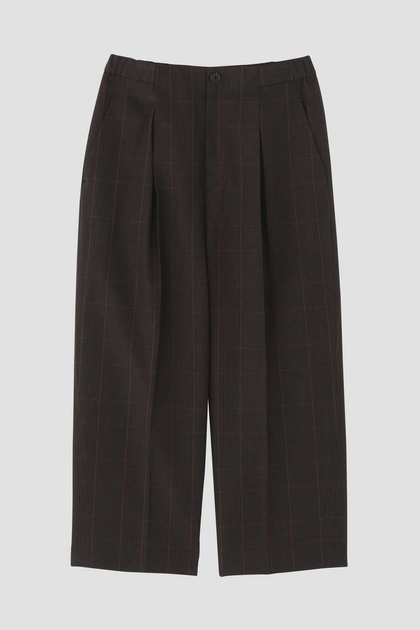 【マーガレットハウエル/MARGARET HOWELL】のPRINCE OF WALES CHECK COTTON LINEN TROUSERS 人気、トレンドファッション・服の通販 founy(ファニー) 　ファッション　Fashion　レディースファッション　Fashion for Women　パンツ　Pants & Trousers　クラシカル　Classical, Vintage-Inspired　クロップド　Cropped, Short Length　チェック　Check, Plaid, Tartan　ポケット　Pocket, Pocket Detail　リネン　Linen, Linen Fabric　リラックス　Relax, Relaxed Fit　エレガント 上品　Elegant　夏　Summer　other-3|ID: prp329100004930946 ipo3291000000037009314