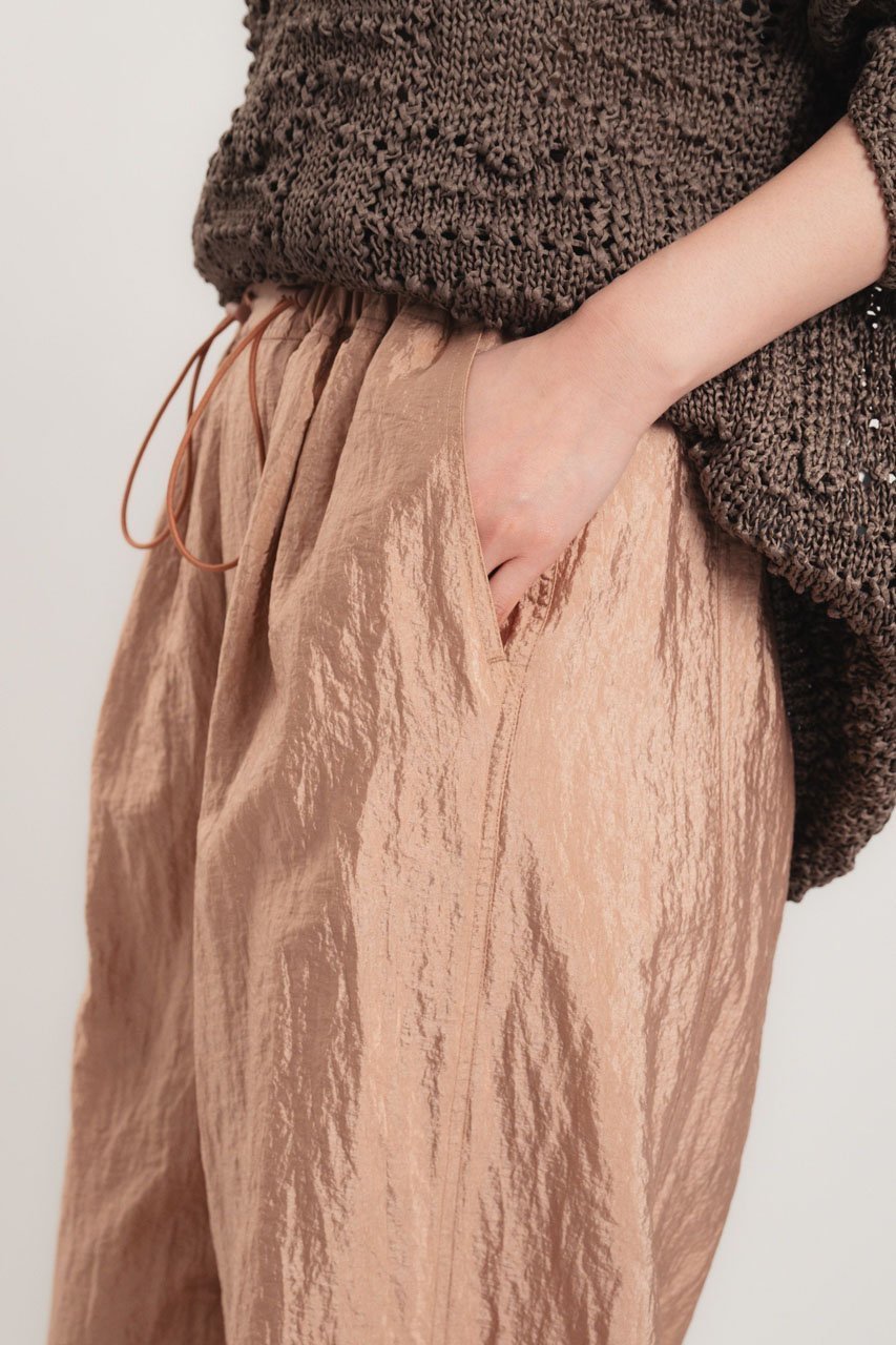 【スタニングルアー/STUNNING LURE】のワッシャーイージーパンツ 人気、トレンドファッション・服の通販 founy(ファニー) 　ファッション　Fashion　レディースファッション　Fashion for Women　パンツ　Pants & Trousers　ギャザー　Gathered, Ruffled　サンダル　Sandals, Summer Shoes　シンプル　Simple, Minimal　ストレート　Straight, Straight Cut　スニーカー　Sneakers, Trainers　タンク　Tank Top, Sleeveless Top　ドローストリング　Drawstring, Pull Cord　バルーン　Balloon, Balloon Silhouette　フラット　Flat, Flat Shoes　リラックス　Relax, Relaxed Fit　other-8|ID: prp329100004930964 ipo3291000000037009489