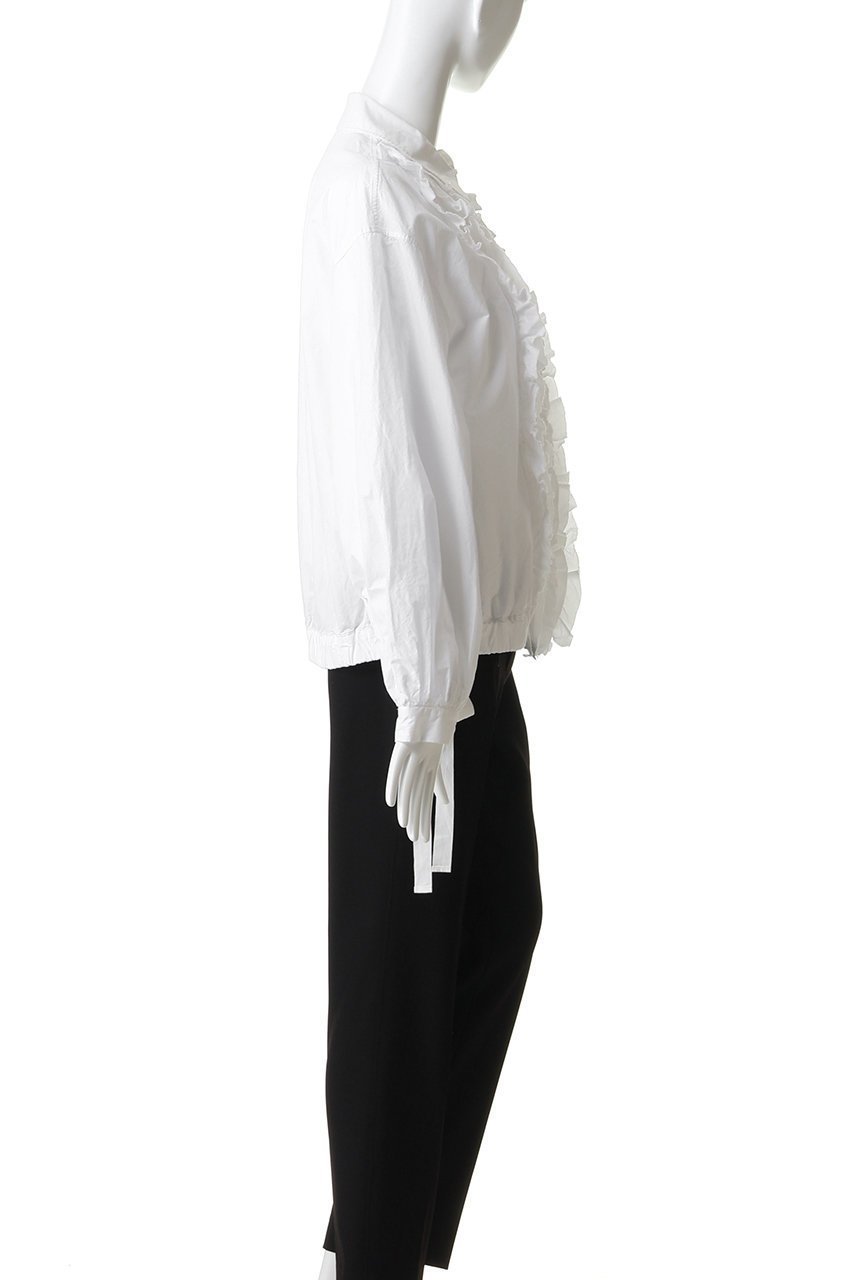 【ハー/HER.】のコットンリネンフリルブルゾン 人気、トレンドファッション・服の通販 founy(ファニー) 　ファッション　Fashion　レディースファッション　Fashion for Women　アウター　Coat / Outerwear Collection　レディースジャケット・軽アウター　Jackets　ブルゾンジャケット・スポーティアウター　Blouson Jackets　おすすめ　Recommended / Our Picks　ジャケット　Jacket, Outerwear　ティアード　Tiered, Tiered Style　バルーン　Balloon, Balloon Silhouette　フリル　Frill, Ruffle　ブルゾン　Blouson, Bomber Jacket　リネン　Linen, Linen Fabric　リボン　Ribbon, Bow　other-3|ID: prp329100004930984 ipo3291000000037009672