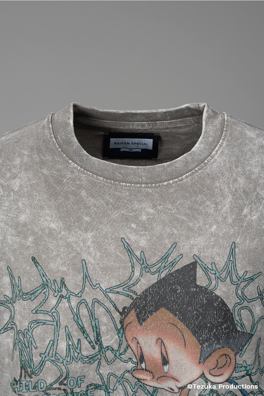 【メゾンスペシャル/MAISON SPECIAL】の【UNISEX】【TEZUKA CHARACTERS for MAISON SPECIAL】- ASTRO BOY - Prime-Over Fade Crew Neck Graphic T-Shirt/- 鉄腕アトム - プライムオーバーフェードクルーネックグラフィックTシャツ 人気、トレンドファッション・服の通販 founy(ファニー) 　ファッション　Fashion　レディースファッション　Fashion for Women　トップス・カットソー　Cut & Sew Tops　シャツ・ブラウス・オフィスカジュアル　Elegant Blouses & Button-Ups　ロングTシャツ・Tシャツ　Longline T-Shirts & Tees　カットソー・ベーシックTシャツ　Cut-and-Sewn Tops / Stretch Tees & Basics　イラスト　Illustration　インナー　Innerwear　キャラクター　Character, Licensed Characters　グラフィック　Graphic, Graphic Design　ショルダー　Shoulder, Shoulder Strap　ショート　Short, Short Length　シンプル　Simple, Minimal　スリーブ　Sleeve, Long Sleeve / Short Sleeve　ドロップ　Drop Shoulder, Dropped Style　バランス　Balance, Style Balance　パターン　Pattern, Design Print　フィット　Fit, Slim Fit　プリント　Print, Printed Pattern　ユニセックス　Unisex, Genderless　ユーズド　Used, Vintage-Look　リアル　Real, Realistic　other-2|ID: prp329100004930992 ipo3291000000037009757