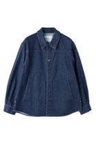 【クルニ/CULLNI】の【UNISEX】Front Fly デニム ミニマムジャケット ネイビー|ID: prp329100004931052 ipo3291000000037010305