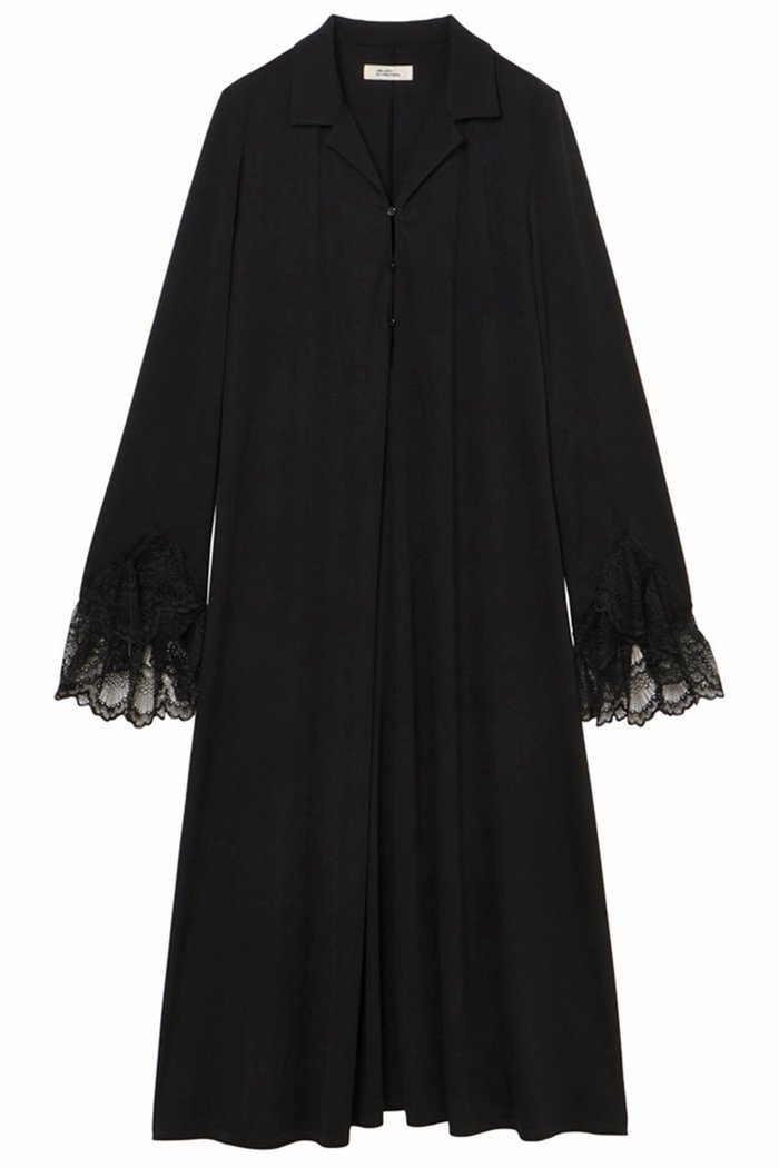 【ミラ ショーン バイ チカ キサダ/mila schon by chika kisada】のオープンカラージャージドレス インテリア・キッズ・メンズ・レディースファッション・服の通販 founy(ファニー) https://founy.com/ ファッション Fashion レディースファッション Fashion for Women ワンピース Dresses フォーマル・パーティードレス・結婚式用ドレス Elegant & Casual Dresses チュニック Tunic Tops & Dresses エレガント 上品 Elegant スカラップ Scallop, Scalloped Edge チュニック Tunic, Long Top ドレス Dress, One-Piece レース Lace, Lace Fabric ロング Long, Long-Length |ID: prp329100004931062 ipo3291000000037010441