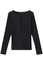 【アルアバイル/allureville】のテレコヘンリーネックプルオーバー ブラック|ID: prp329100004931073 ipo3291000000037010597