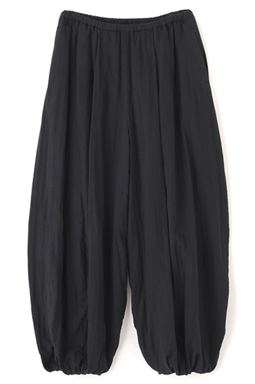 【エトレトウキョウ/ETRE TOKYO】のダブルガーゼバレルパンツ インテリア・キッズ・メンズ・レディースファッション・服の通販 founy(ファニー) 　ファッション　Fashion　レディースファッション　Fashion for Women　パンツ　Pants & Trousers　カットソー　Cut and Sewn Top　コンパクト　Compact, Small Size　スウェット / スエット　Sweatshirt, Sweatwear　ダブル　Double, Double-Breasted　フィット　Fit, Slim Fit　フォルム　Silhouette, Form　リラックス　Relax, Relaxed Fit　おすすめ　Recommended / Our Picks　ブラック|ID: prp329100004931084 ipo3291000000037010727