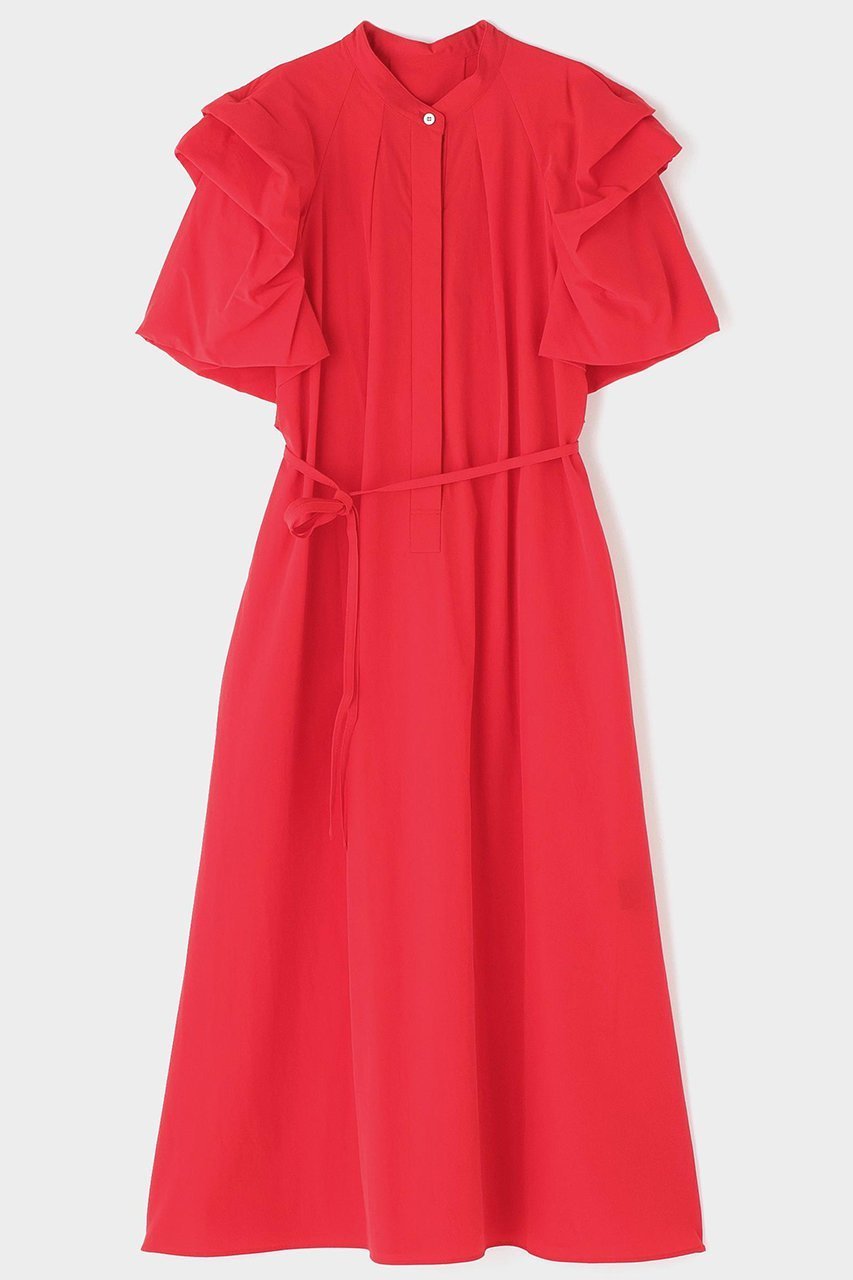 【ル フィル/LE PHIL】のナイロンストレッチワンピース インテリア・キッズ・メンズ・レディースファッション・服の通販 founy(ファニー) 　ファッション　Fashion　レディースファッション　Fashion for Women　ワンピース　Dresses　チュニック　Tunic Tops & Dresses　スタンダード　Standard, Basic　チュニック　Tunic, Long Top　ロング　Long, Long-Length　レッド|ID: prp329100004931133 ipo3291000000037011199