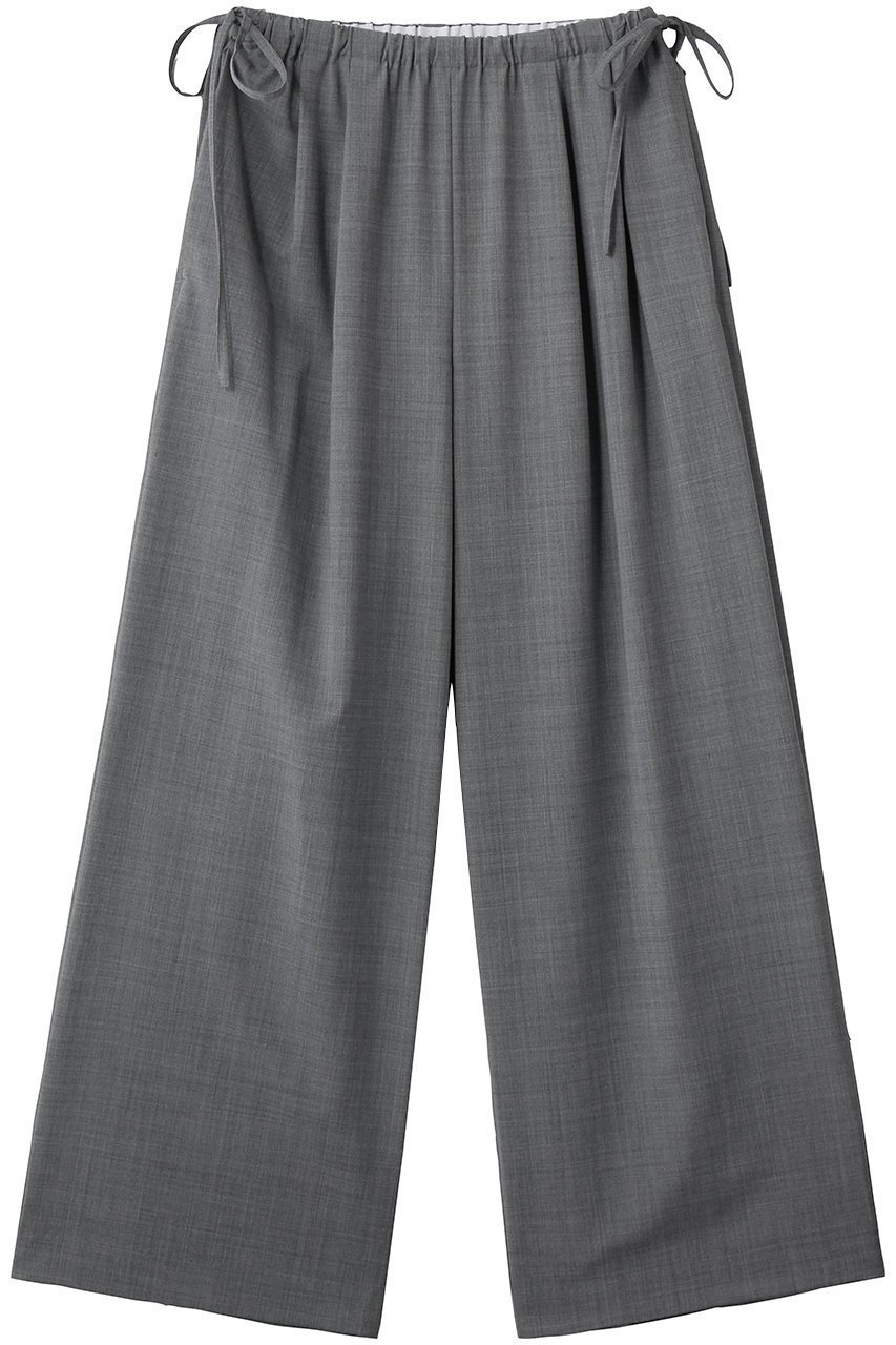 【エンフォルド/ENFOLD】のDRAWSTRING WIDE-PANTS インテリア・キッズ・メンズ・レディースファッション・服の通販 founy(ファニー) 　ファッション　Fashion　レディースファッション　Fashion for Women　パンツ　Pants & Trousers　ストレッチ　Stretch, Stretchy Fabric　巾着　Drawstring Bag, Kinchaku　トップグレー|ID: prp329100004931190 ipo3291000000037011726