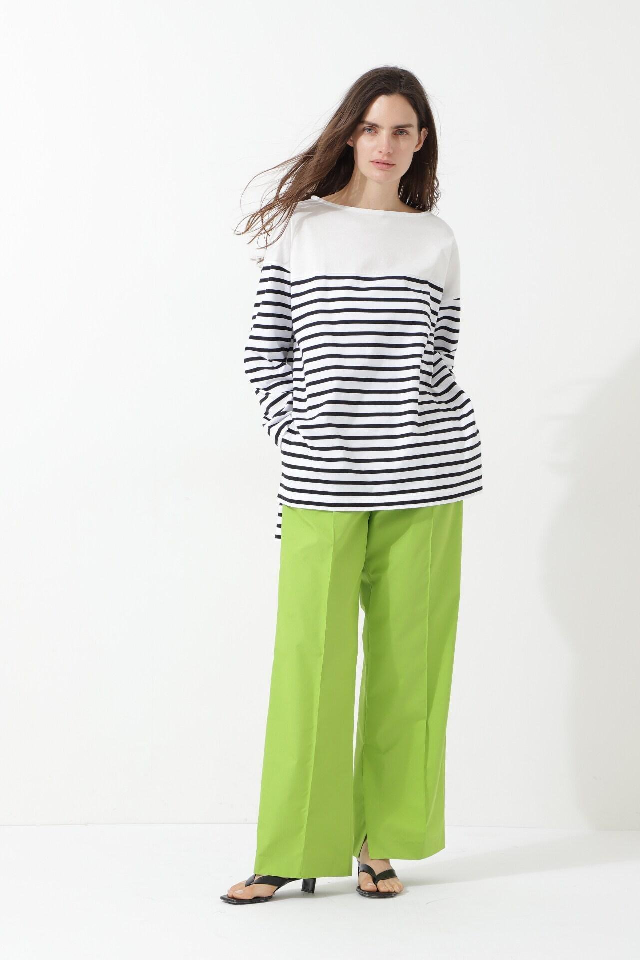 【ル フィル/LE PHIL】のビッグストライブT 人気、トレンドファッション・服の通販 founy(ファニー) 　ファッション　Fashion　レディースファッション　Fashion for Women　トップス・カットソー　Cut & Sew Tops　シャツ・ブラウス・オフィスカジュアル　Elegant Blouses & Button-Ups　ロングTシャツ・Tシャツ　Longline T-Shirts & Tees　カットソー・ベーシックTシャツ　Cut-and-Sewn Tops / Stretch Tees & Basics　スタンダード　Standard, Basic　スリット　Slit, Slit Detail　スリーブ　Sleeve, Long Sleeve / Short Sleeve　バランス　Balance, Style Balance　ボーダー　Border, Stripe　ロング　Long, Long-Length　other-6|ID: prp329100004931209 ipo3291000000037011920