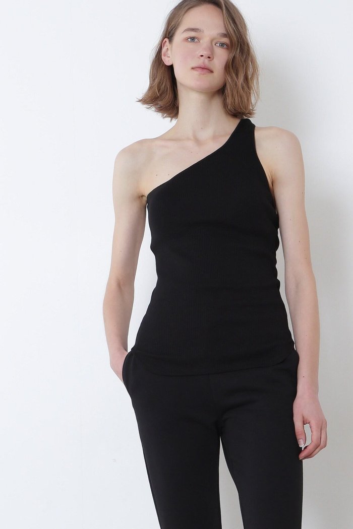 【ル フィル/LE PHIL】の《LE PHIL》カップインリブワンショルダートップ インテリア・キッズ・メンズ・レディースファッション・服の通販 founy(ファニー) https://founy.com/ ファッション Fashion レディースファッション Fashion for Women トップス・カットソー Cut & Sew Tops キャミソール&ノースリーブ Camisoles & Sleeveless Tops シャツ・ブラウス・オフィスカジュアル Elegant Blouses & Button-Ups ロングTシャツ・Tシャツ Longline T-Shirts & Tees カットソー・ベーシックTシャツ Cut-and-Sewn Tops / Stretch Tees & Basics カッティング Cutting Detail キャミソール Camisole, Spaghetti Strap Top シアー Sheer, See-Through スタンダード Standard, Basic ストレッチ Stretch, Stretchy Fabric タンク Tank Top, Sleeveless Top |ID: prp329100004931210 ipo3291000000037011927