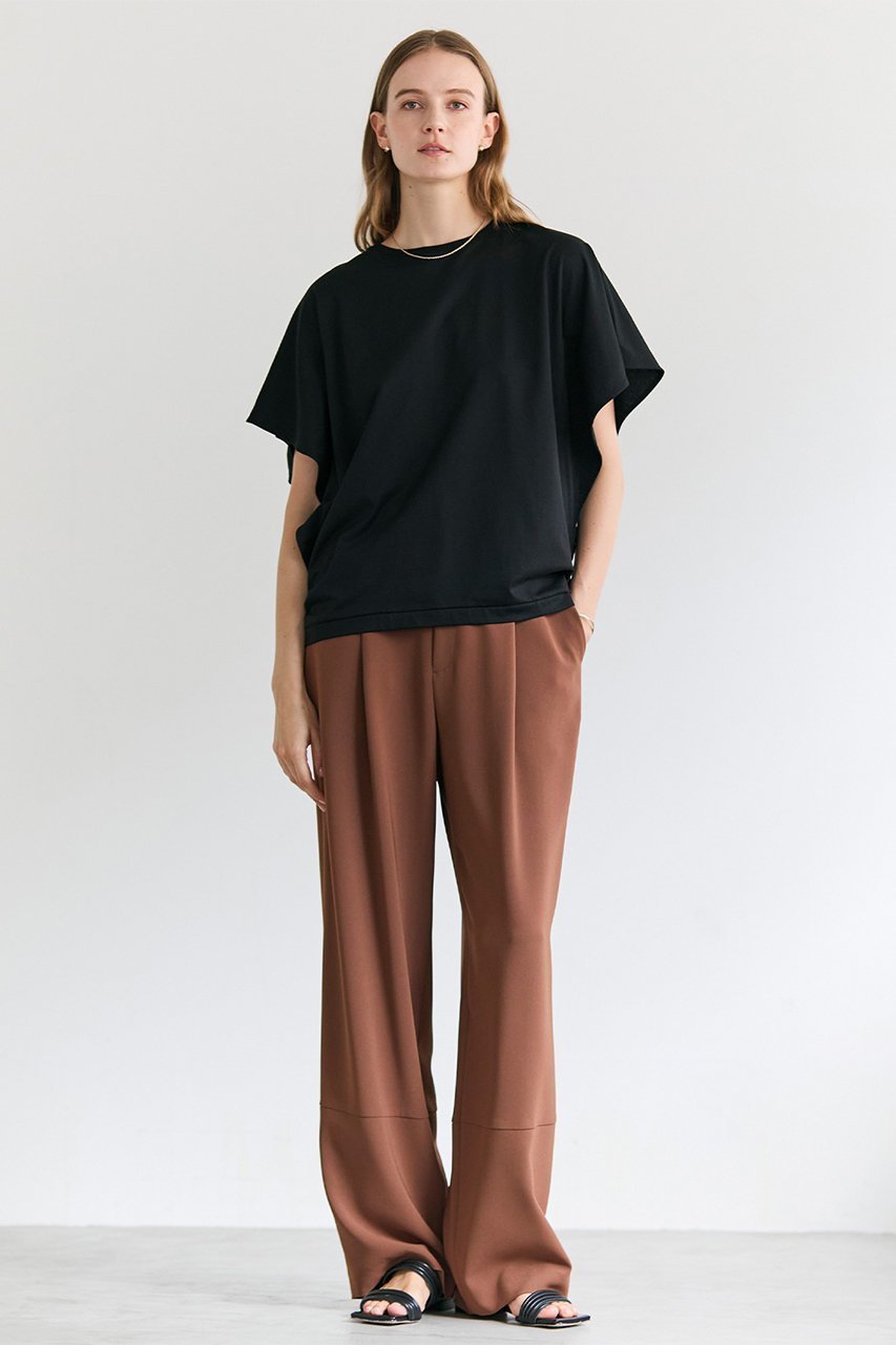 【ベイジ,/BEIGE,】のDIOP(ダイオプ)/スビンコットン ドレープTシャツ 人気、トレンドファッション・服の通販 founy(ファニー) 　ファッション　Fashion　レディースファッション　Fashion for Women　トップス・カットソー　Cut & Sew Tops　シャツ・ブラウス・オフィスカジュアル　Elegant Blouses & Button-Ups　ロングTシャツ・Tシャツ　Longline T-Shirts & Tees　カットソー・ベーシックTシャツ　Cut-and-Sewn Tops / Stretch Tees & Basics　なめらか　Smooth, Silky Texture　ショート　Short, Short Length　スリーブ　Sleeve, Long Sleeve / Short Sleeve　ドレープ　Drape, Draping Fabric　再入荷　Restock / Back in Stock　夏　Summer　春　Spring　S/S・春夏　SS, Spring/Summer, Warm Season　other-6|ID: prp329100004931219 ipo3291000000037012024