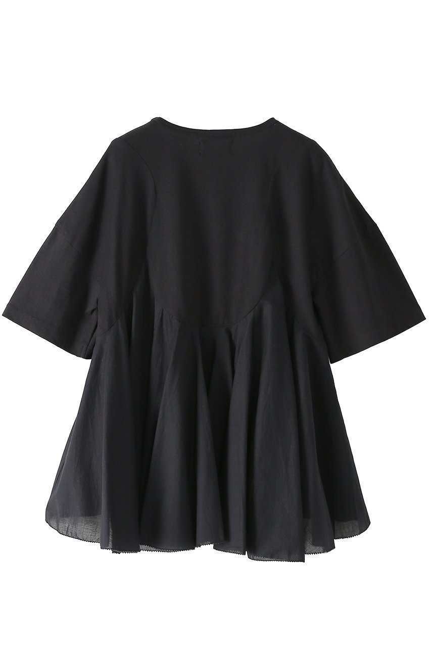 【アユーシ/AAYUSHI】のペプラムラッフルTシャツ 人気、トレンドファッション・服の通販 founy(ファニー) 　ファッション　Fashion　レディースファッション　Fashion for Women　トップス・カットソー　Cut & Sew Tops　シャツ・ブラウス・オフィスカジュアル　Elegant Blouses & Button-Ups　ロングTシャツ・Tシャツ　Longline T-Shirts & Tees　カットソー・ベーシックTシャツ　Cut-and-Sewn Tops / Stretch Tees & Basics　インド　Indian Textile　エレガント 上品　Elegant　カットソー　Cut and Sewn Top　ショート　Short, Short Length　スラックス　Slacks, Dress Pants　スリム　Slim, Slim Fit　スリーブ　Sleeve, Long Sleeve / Short Sleeve　デニム　Denim, Jeans Material　定番　Standard, Basic Item　バランス　Balance, Style Balance　フリル　Frill, Ruffle　フレア　Flare, Flared　ペプラム　Peplum, Flared Hem　リラックス　Relax, Relaxed Fit　other-2|ID: prp329100004931228 ipo3291000000037012161