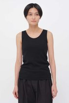 【マーガレットハウエル/MARGARET HOWELL】のFINE COTTON RIB JERSEY TOP ブラック|ID: prp329100004931233 ipo3291000000037012193