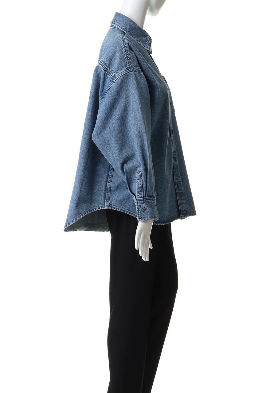 【アッパー ハイツ/upper hights】のTHE MORGAN デニムシャツ 人気、トレンドファッション・服の通販 founy(ファニー) 　ファッション　Fashion　レディースファッション　Fashion for Women　トップス・カットソー　Cut & Sew Tops　シャツ・ブラウス・オフィスカジュアル　Elegant Blouses & Button-Ups　おすすめ　Recommended / Our Picks　スリーブ　Sleeve, Long Sleeve / Short Sleeve　デニム　Denim, Jeans Material　ロング　Long, Long-Length　羽織　Haori, Light Jacket　other-3|ID: prp329100004931273 ipo3291000000037012479