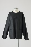 【リムアーク/RIM.ARK】のBox texture pullover/プルオーバー 人気、トレンドファッション・服の通販 founy(ファニー) ファッション Fashion レディースファッション Fashion for Women トップス・カットソー Cut & Sew Tops シャツ・ブラウス・オフィスカジュアル Elegant Blouses & Button-Ups カジュアルプルオーバー・ニットトップス Pullovers & Knit Tops / Casual Pullovers シンプル Simple, Minimal スリーブ Sleeve, Long Sleeve / Short Sleeve フロント Front, Front Design ボックス Boxy, Box Shape ポケット Pocket, Pocket Detail ロング Long, Long-Length A/W・秋冬 Autumn/Winter |ID:prp329100004931307