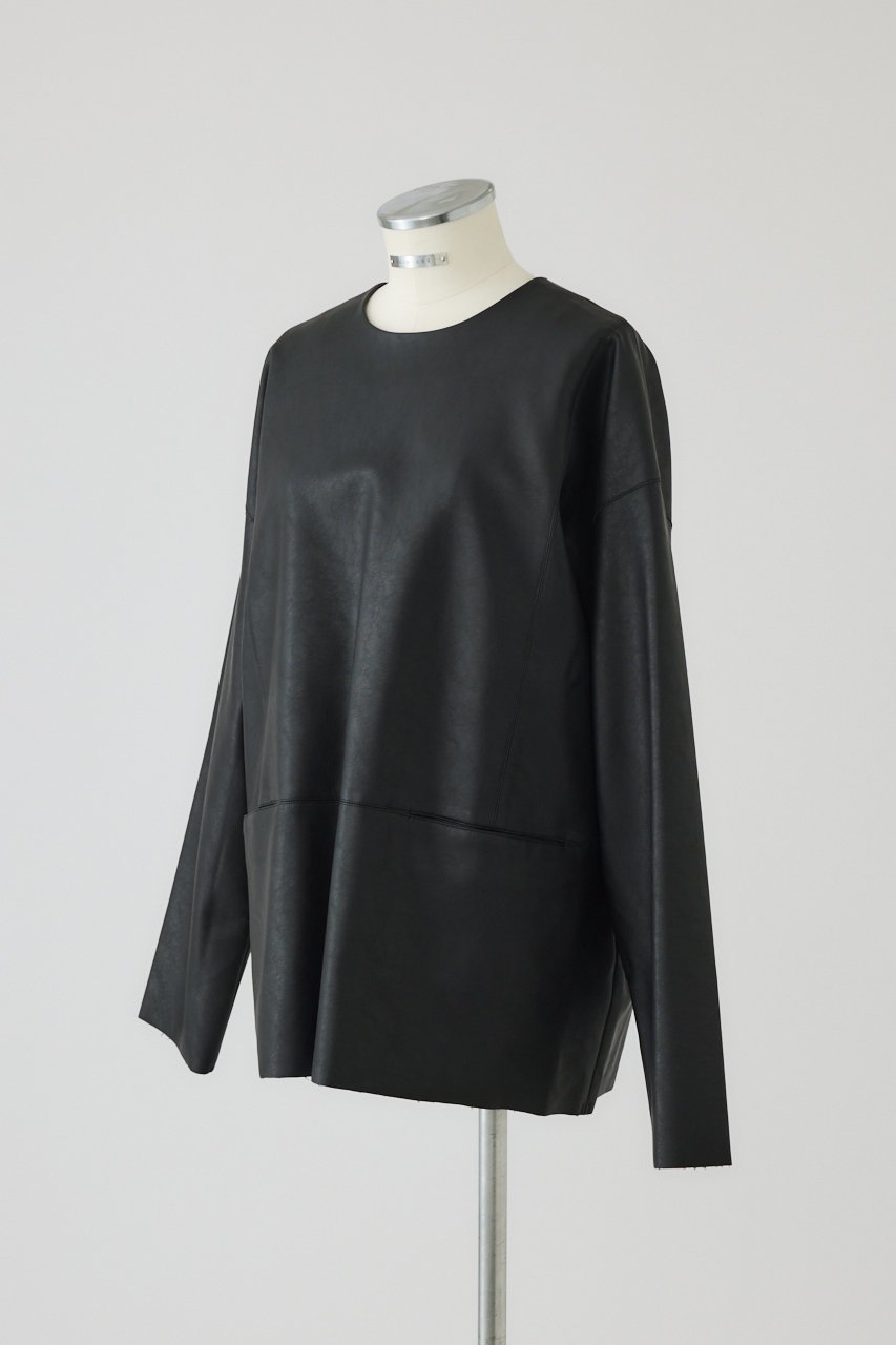 【リムアーク/RIM.ARK】のBox texture pullover/プルオーバー 人気、トレンドファッション・服の通販 founy(ファニー) 　ファッション　Fashion　レディースファッション　Fashion for Women　トップス・カットソー　Cut & Sew Tops　シャツ・ブラウス・オフィスカジュアル　Elegant Blouses & Button-Ups　カジュアルプルオーバー・ニットトップス　Pullovers & Knit Tops / Casual Pullovers　シンプル　Simple, Minimal　スリーブ　Sleeve, Long Sleeve / Short Sleeve　フロント　Front, Front Design　ボックス　Boxy, Box Shape　ポケット　Pocket, Pocket Detail　ロング　Long, Long-Length　A/W・秋冬　Autumn/Winter　other-2|ID: prp329100004931307 ipo3291000000037012715