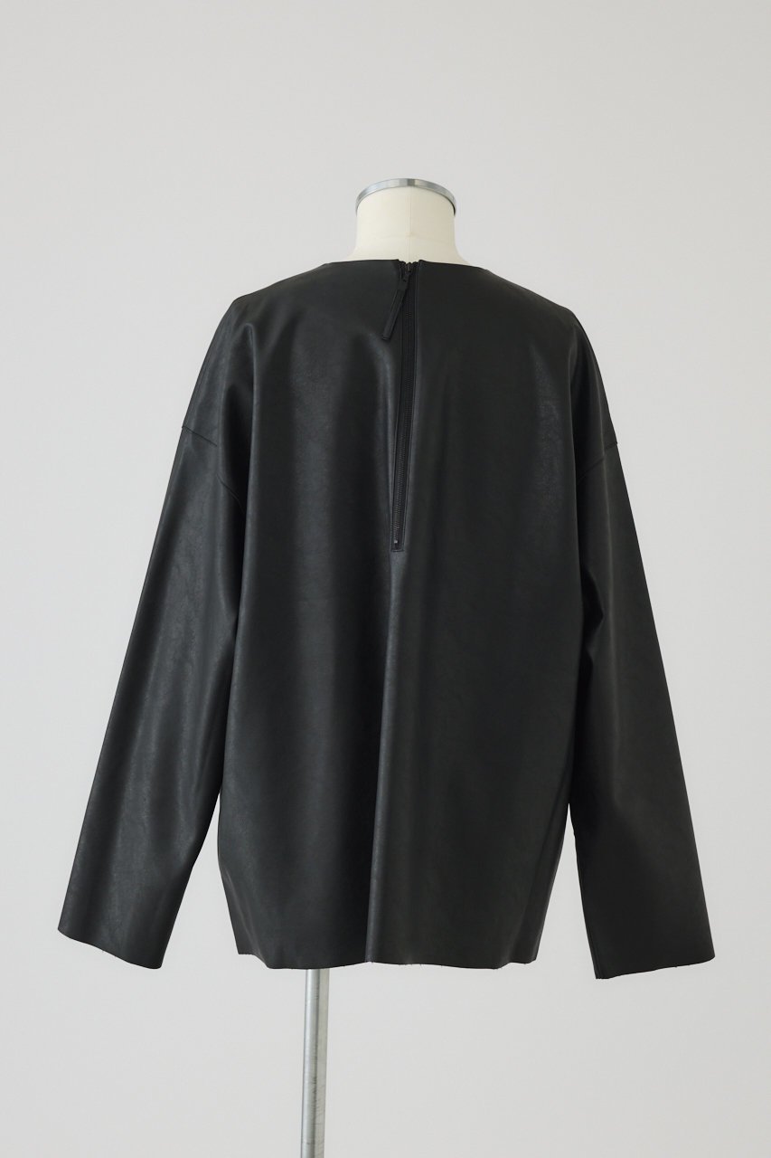 【リムアーク/RIM.ARK】のBox texture pullover/プルオーバー 人気、トレンドファッション・服の通販 founy(ファニー) 　ファッション　Fashion　レディースファッション　Fashion for Women　トップス・カットソー　Cut & Sew Tops　シャツ・ブラウス・オフィスカジュアル　Elegant Blouses & Button-Ups　カジュアルプルオーバー・ニットトップス　Pullovers & Knit Tops / Casual Pullovers　シンプル　Simple, Minimal　スリーブ　Sleeve, Long Sleeve / Short Sleeve　フロント　Front, Front Design　ボックス　Boxy, Box Shape　ポケット　Pocket, Pocket Detail　ロング　Long, Long-Length　A/W・秋冬　Autumn/Winter　other-4|ID: prp329100004931307 ipo3291000000037012719