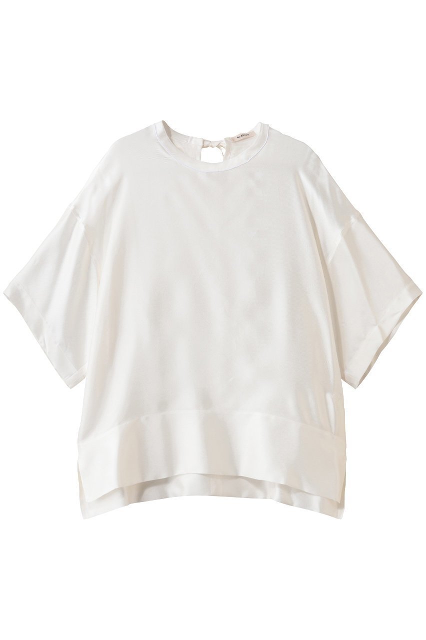 【ブラミンク/BLAMINK】の【BLMK】シルク インティメイト ショートブラウス 人気、トレンドファッション・服の通販 founy(ファニー) 　ファッション　Fashion　レディースファッション　Fashion for Women　トップス・カットソー　Cut & Sew Tops　シャツ・ブラウス・オフィスカジュアル　Elegant Blouses & Button-Ups　ショート　Short, Short Length　シルク　Silk, 100% Silk　シンプル　Simple, Minimal　スリーブ　Sleeve, Long Sleeve / Short Sleeve　リボン　Ribbon, Bow　定番　Standard, Basic Item　 other-1|ID: prp329100004931327 ipo3291000000037012825
