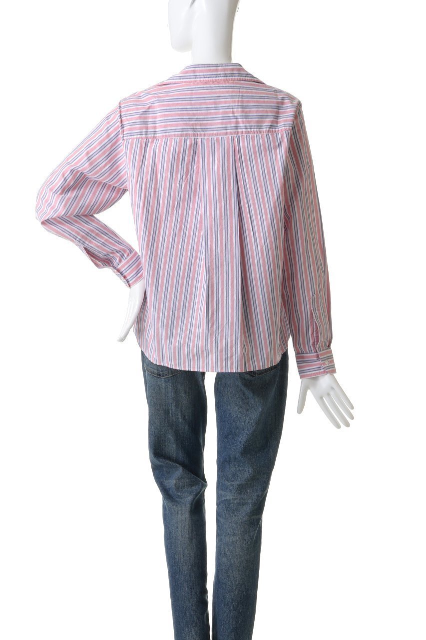 【フランク&アイリーン/Frank&Eileen】のSILVIO イタリアンコットン ピンクストライプシャツ 人気、トレンドファッション・服の通販 founy(ファニー) 　ファッション　Fashion　レディースファッション　Fashion for Women　トップス・カットソー　Cut & Sew Tops　シャツ・ブラウス・オフィスカジュアル　Elegant Blouses & Button-Ups　エレガント 上品　Elegant　ストライプ　Stripe, Striped Pattern　スリーブ　Sleeve, Long Sleeve / Short Sleeve　ロング　Long, Long-Length　定番　Standard, Basic Item　無地　Plain, Solid Color　other-4|ID: prp329100004931334 ipo3291000000037012871