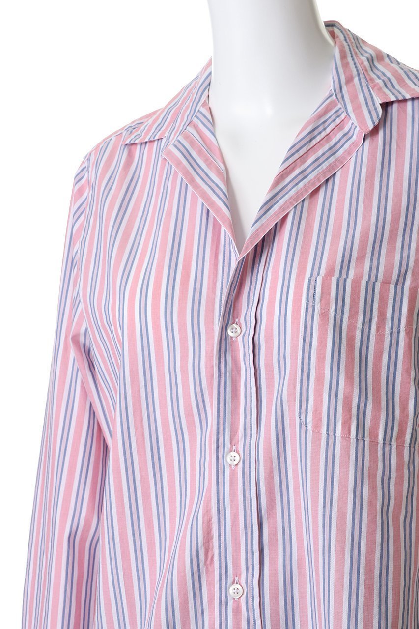【フランク&アイリーン/Frank&Eileen】のSILVIO イタリアンコットン ピンクストライプシャツ 人気、トレンドファッション・服の通販 founy(ファニー) 　ファッション　Fashion　レディースファッション　Fashion for Women　トップス・カットソー　Cut & Sew Tops　シャツ・ブラウス・オフィスカジュアル　Elegant Blouses & Button-Ups　エレガント 上品　Elegant　ストライプ　Stripe, Striped Pattern　スリーブ　Sleeve, Long Sleeve / Short Sleeve　ロング　Long, Long-Length　定番　Standard, Basic Item　無地　Plain, Solid Color　other-5|ID: prp329100004931334 ipo3291000000037012873