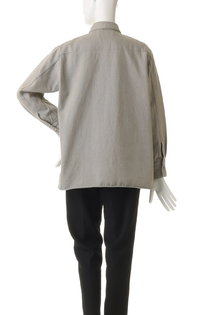 【マルティニーク/martinique】の《別注》【TU ES MON TRESOR】The Opal Denim Overシャツ 人気、トレンドファッション・服の通販 founy(ファニー) 　ファッション　Fashion　レディースファッション　Fashion for Women　トップス・カットソー　Cut & Sew Tops　シャツ・ブラウス・オフィスカジュアル　Elegant Blouses & Button-Ups　スリーブ　Sleeve, Long Sleeve / Short Sleeve　デニム　Denim, Jeans Material　ロング　Long, Long-Length　エレガント 上品　Elegant　別注　Limited Edition, Custom Order　羽織　Haori, Light Jacket　other-4|ID: prp329100004931352 ipo3291000000037013044