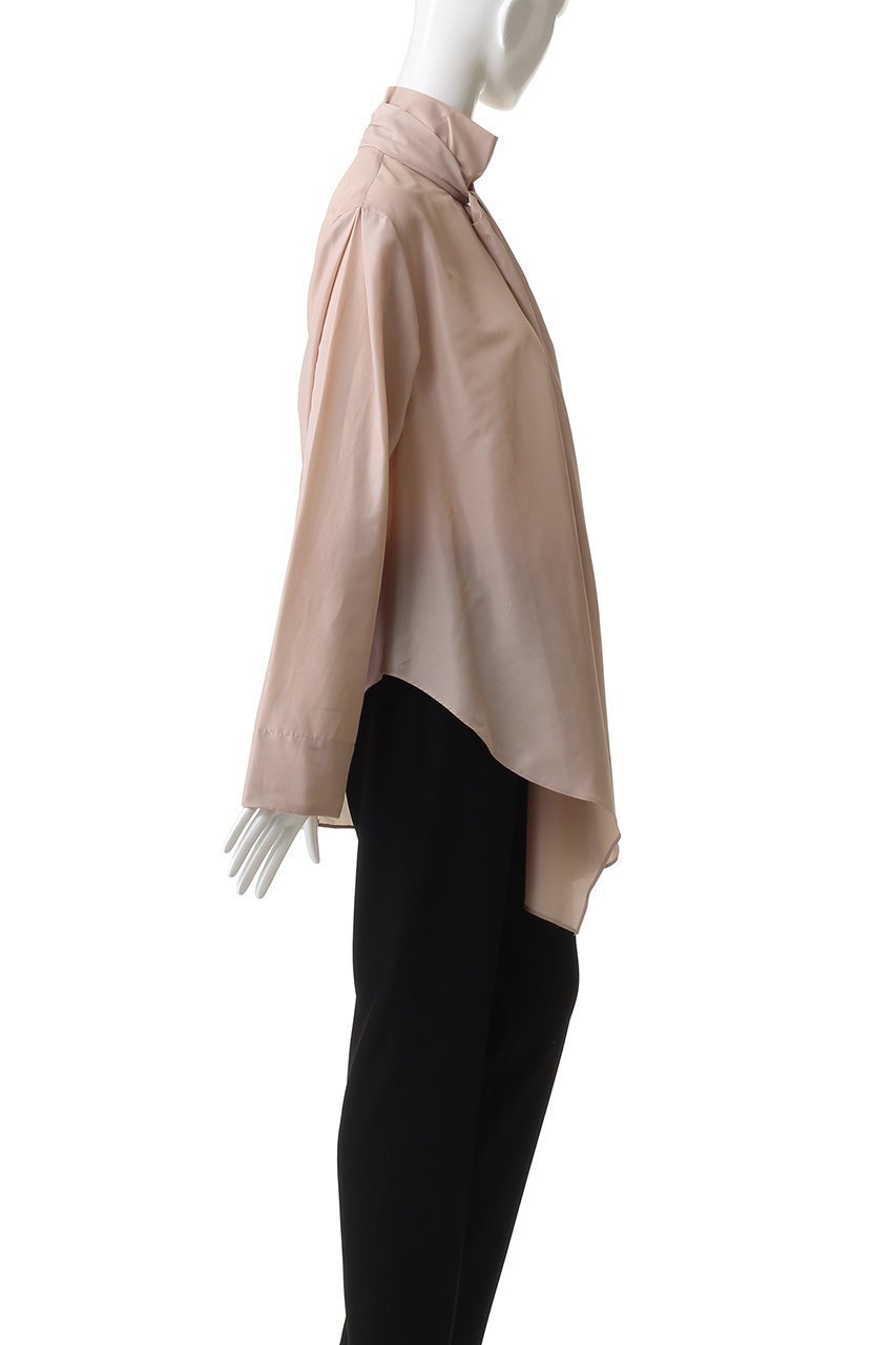 【バウト/BOWTE】のNYLON SILK WASHER KNOT LIKE BLOUSE/ブラウス 人気、トレンドファッション・服の通販 founy(ファニー) 　ファッション　Fashion　レディースファッション　Fashion for Women　トップス・カットソー　Cut & Sew Tops　シャツ・ブラウス・オフィスカジュアル　Elegant Blouses & Button-Ups　アシンメトリー　Asymmetrical Style　イレギュラー　Irregular Design　シルク　Silk, 100% Silk　ジャケット　Jacket, Outerwear　スリーブ　Sleeve, Long Sleeve / Short Sleeve　ロング　Long, Long-Length　other-3|ID: prp329100004931355 ipo3291000000037013066