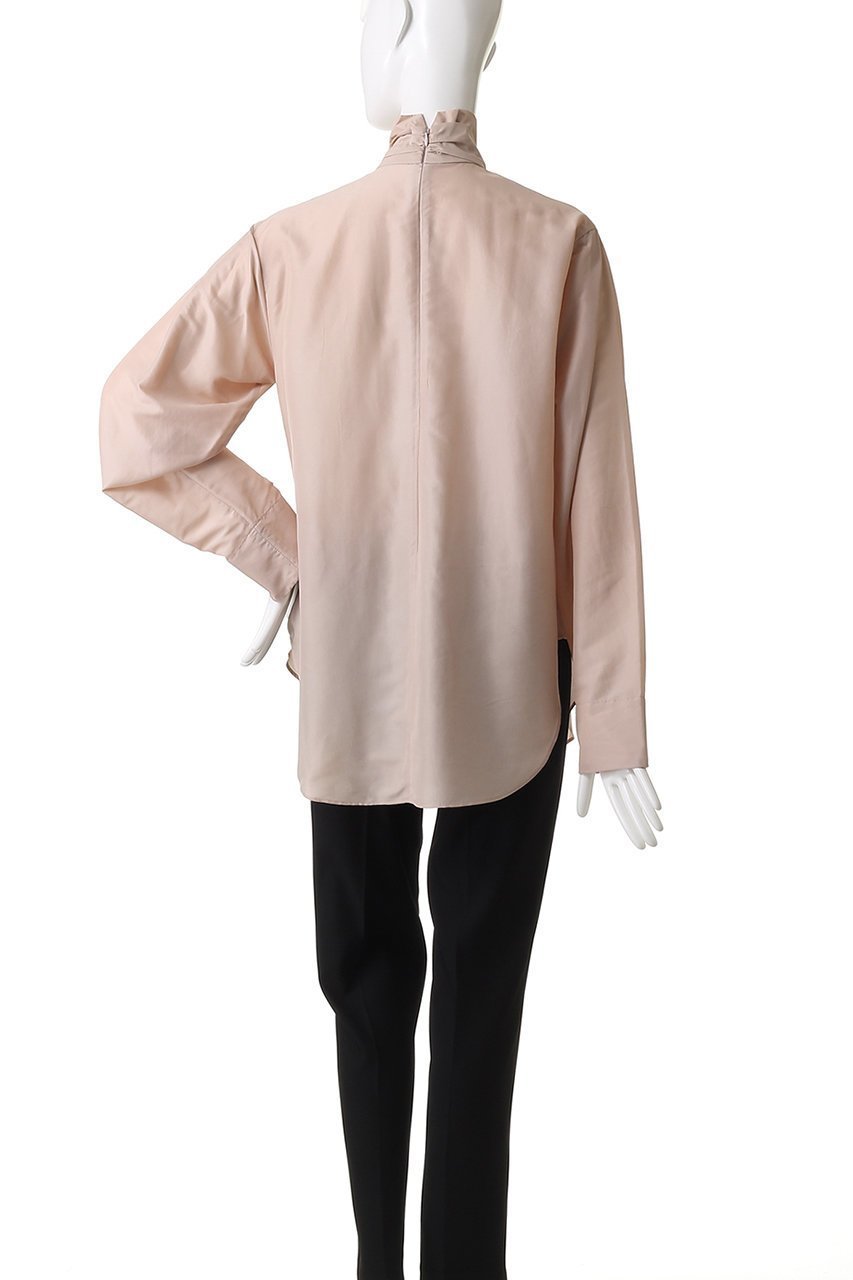 【バウト/BOWTE】のNYLON SILK WASHER KNOT LIKE BLOUSE/ブラウス 人気、トレンドファッション・服の通販 founy(ファニー) 　ファッション　Fashion　レディースファッション　Fashion for Women　トップス・カットソー　Cut & Sew Tops　シャツ・ブラウス・オフィスカジュアル　Elegant Blouses & Button-Ups　アシンメトリー　Asymmetrical Style　イレギュラー　Irregular Design　シルク　Silk, 100% Silk　ジャケット　Jacket, Outerwear　スリーブ　Sleeve, Long Sleeve / Short Sleeve　ロング　Long, Long-Length　other-4|ID: prp329100004931355 ipo3291000000037013068