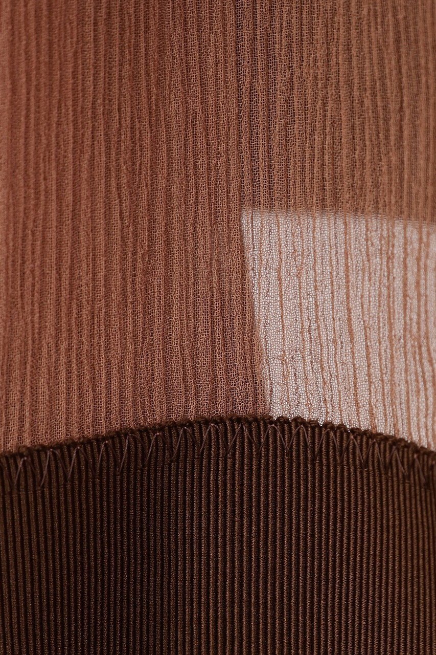 【オブリオ/AUBRIOT】のシルククレープ ブラウス 人気、トレンドファッション・服の通販 founy(ファニー) 　ファッション　Fashion　レディースファッション　Fashion for Women　トップス・カットソー　Cut & Sew Tops　シャツ・ブラウス・オフィスカジュアル　Elegant Blouses & Button-Ups　エアリー　Airy Texture　エレガント 上品　Elegant　ギャザー　Gathered, Ruffled　シルク　Silk, 100% Silk　スリーブ　Sleeve, Long Sleeve / Short Sleeve　ドレープ　Drape, Draping Fabric　フレア　Flare, Flared　モダン　Modern, Contemporary　リボン　Ribbon, Bow　ロング　Long, Long-Length　other-2|ID: prp329100004931377 ipo3291000000037013291