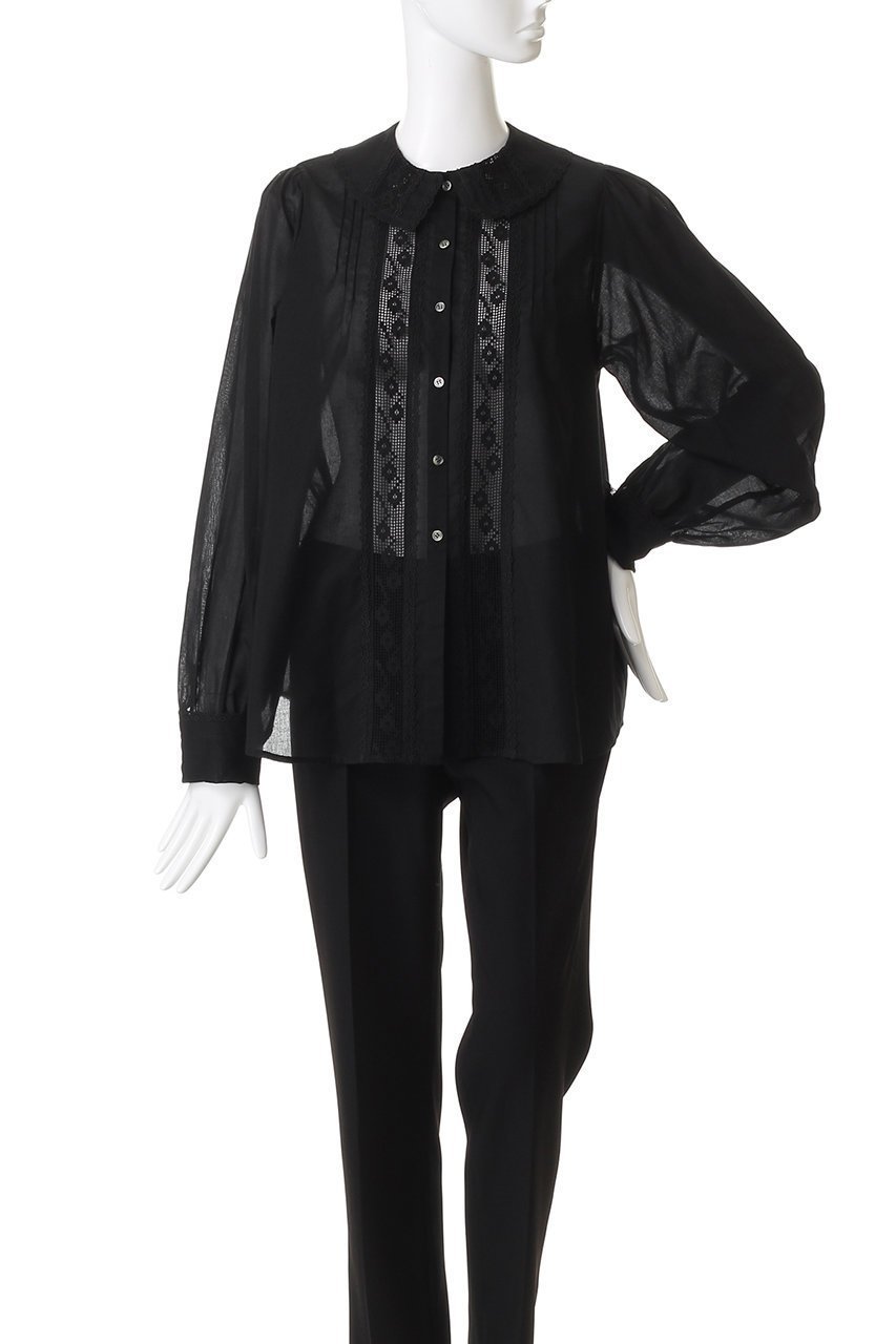 【ビリティス ディセッタン/Bilitis dix-sept ans】のレースシャツブラウス 人気、トレンドファッション・服の通販 founy(ファニー) 　ファッション　Fashion　レディースファッション　Fashion for Women　トップス・カットソー　Cut & Sew Tops　シャツ・ブラウス・オフィスカジュアル　Elegant Blouses & Button-Ups　インナー　Innerwear　カーディガン　Cardigan, Knitwear　シンプル　Simple, Minimal　ジャケット　Jacket, Outerwear　スリーブ　Sleeve, Long Sleeve / Short Sleeve　レース　Lace, Lace Fabric　ロング　Long, Long-Length　エレガント 上品　Elegant　other-2|ID: prp329100004931383 ipo3291000000037013334