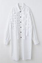 【エンフォルド/ENFOLD】のGRID SHIRT/シャツ 人気、トレンドファッション・服の通販 founy(ファニー) ファッション Fashion レディースファッション Fashion for Women トップス・カットソー Cut & Sew Tops シャツ・ブラウス・オフィスカジュアル Elegant Blouses & Button-Ups スリーブ Sleeve, Long Sleeve / Short Sleeve バランス Balance, Style Balance ロング Long, Long-Length エレガント 上品 Elegant thumbnail ホワイト|ID: prp329100004931393 ipo3291000000037013421