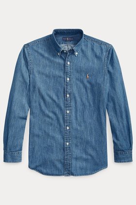 【ラルフローレン/RALPH LAUREN / MEN】の【MEN】【POLO RALPH LAUREN】カスタムフィット デニム シャツ 人気、トレンドファッション・服の通販 founy(ファニー) ファッション Fashion メンズファッション Fashion for Men クラシック Classic, Timeless Style スリーブ Sleeve, Long Sleeve / Short Sleeve デニム Denim, Jeans Material フィット Fit, Slim Fit ロング Long, Long-Length |ID:prp329100004931400
