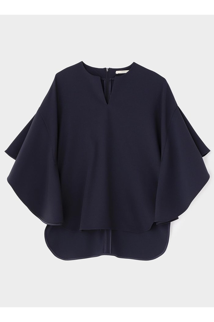 【ル フィル/LE PHIL】の2WAYツイルフレアブラウス インテリア・キッズ・メンズ・レディースファッション・服の通販 founy(ファウニー) https://founy.com/ ファッション Fashion レディースファッション Fashion for Women トップス・カットソー Cut & Sew Tops シャツ・ブラウス・オフィスカジュアル Elegant Blouses & Button-Ups ショート Short, Short Length スタンダード Standard, Basic スリーブ Sleeve, Long Sleeve / Short Sleeve フレア Flare, Flared ヘムライン Hemline, Bottom Cut エレガント 上品 Elegant |ID: prp329100004931407 ipo3291000000037013535