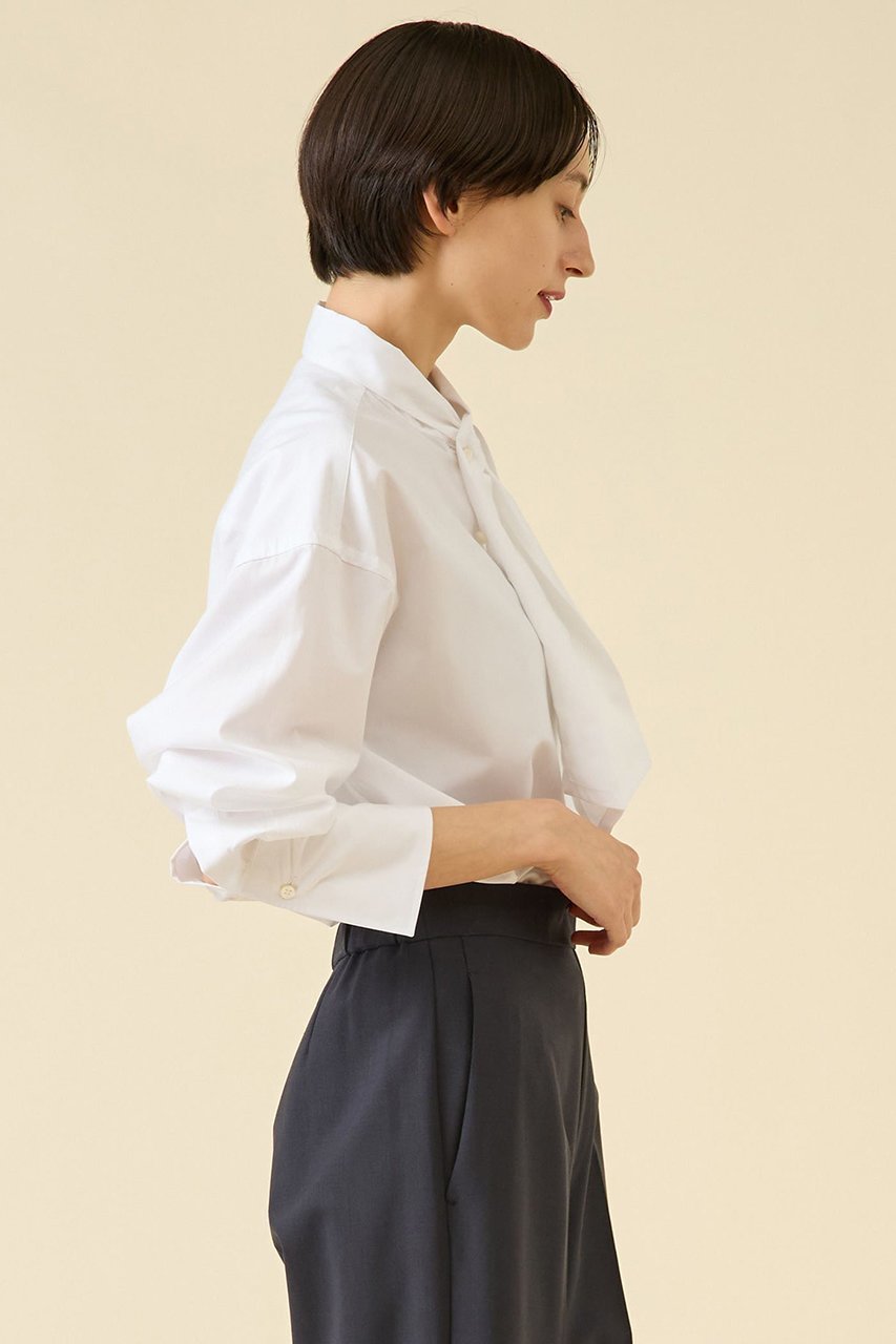 【マルティニーク/martinique】のESSENTIAL ボウタイブラウス 人気、トレンドファッション・服の通販 founy(ファニー) 　ファッション　Fashion　レディースファッション　Fashion for Women　トップス・カットソー　Cut & Sew Tops　シャツ・ブラウス・オフィスカジュアル　Elegant Blouses & Button-Ups　おすすめ　Recommended / Our Picks　ジャケット　Jacket, Outerwear　スリーブ　Sleeve, Long Sleeve / Short Sleeve　ロング　Long, Long-Length　冬　Winter / This Winter　秋　Autumn　other-4|ID: prp329100004931416 ipo3291000000037013647