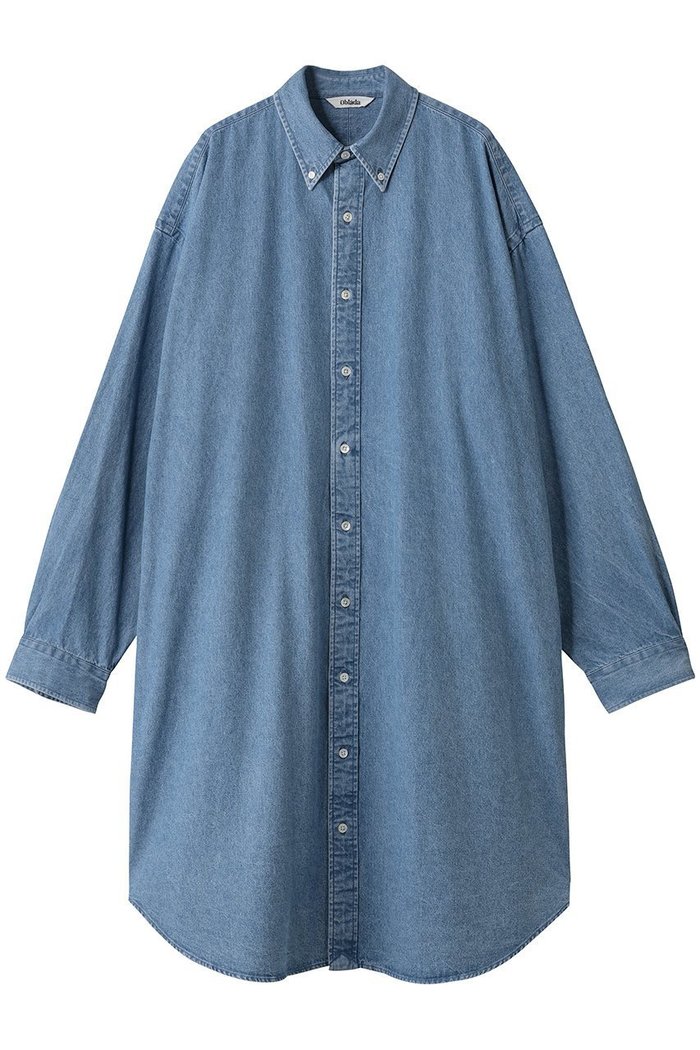 【オブラダ/Oblada】のIVY ビッグデニムシャツ インテリア・キッズ・メンズ・レディースファッション・服の通販 founy(ファウニー) https://founy.com/ ファッション Fashion レディースファッション Fashion for Women トップス・カットソー Cut & Sew Tops シャツ・ブラウス・オフィスカジュアル Elegant Blouses & Button-Ups スリーブ Sleeve, Long Sleeve / Short Sleeve デニム Denim, Jeans Material トレンド Trend, Trending Now ロング Long, Long-Length |ID: prp329100004931419 ipo3291000000037013658