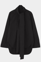 【ル フィル/LE PHIL】のコンパクトナイロンボウタイブラウス 人気、トレンドファッション・服の通販 founy(ファニー) ファッション Fashion レディースファッション Fashion for Women トップス・カットソー Cut & Sew Tops シャツ・ブラウス・オフィスカジュアル Elegant Blouses & Button-Ups おすすめ Recommended / Our Picks シンプル Simple, Minimal スタンダード Standard, Basic スリーブ Sleeve, Long Sleeve / Short Sleeve セットアップ Set-Up, Coordinated Outfit タフタ Taffeta, Structured Fabric ボトム Bottoms, Lower Wear ロング Long, Long-Length 今季 This Season, Current Season thumbnail ブラック|ID: prp329100004931431 ipo3291000000037013738