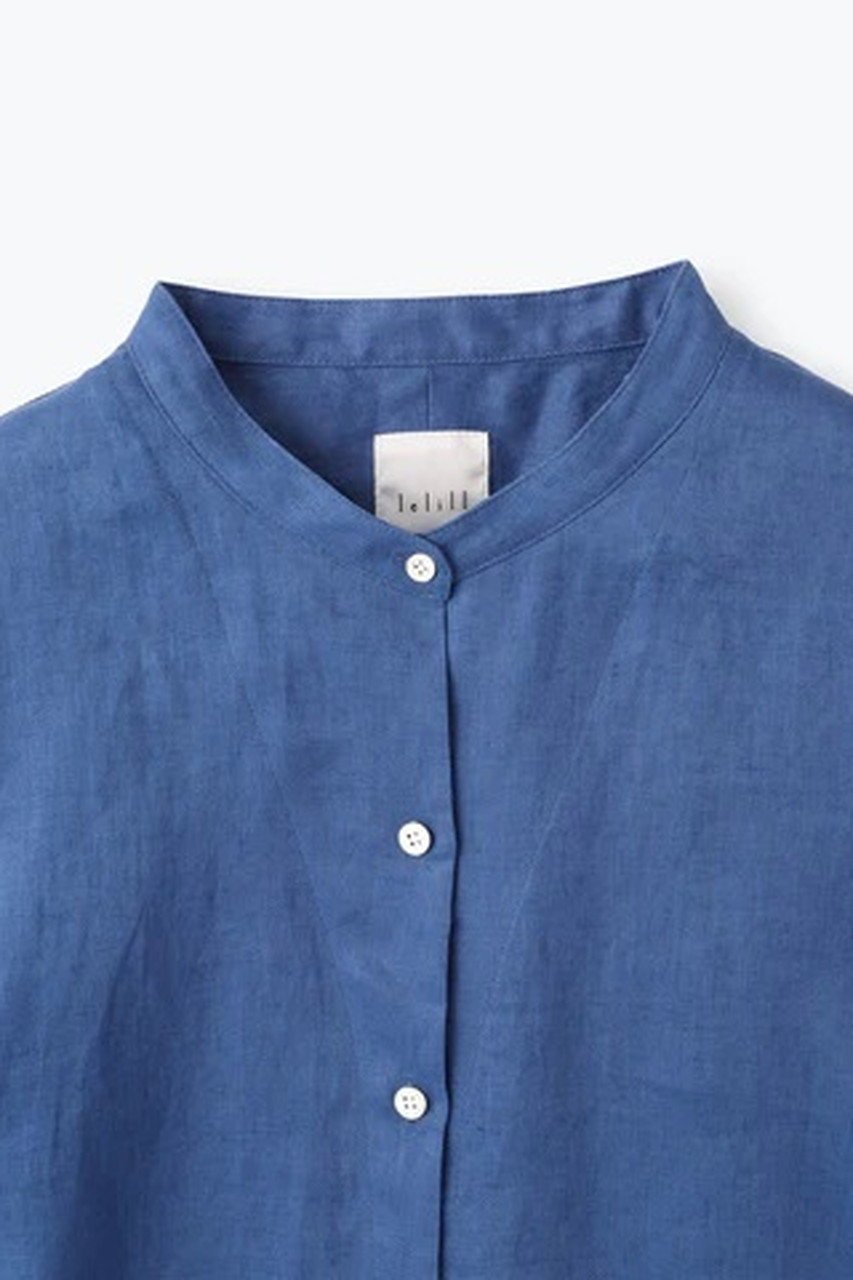 【レリル/lelill】のリネンベーシックシャツ 人気、トレンドファッション・服の通販 founy(ファニー) 　ファッション　Fashion　レディースファッション　Fashion for Women　トップス・カットソー　Cut & Sew Tops　シャツ・ブラウス・オフィスカジュアル　Elegant Blouses & Button-Ups　カフス　Cuff Design　ショート　Short, Short Length　スリーブ　Sleeve, Long Sleeve / Short Sleeve　タフタ　Taffeta, Structured Fabric　リネン　Linen, Linen Fabric　ロールアップ　Roll-Up, Cuffed Hem　夏　Summer　other-3|ID: prp329100004931462 ipo3291000000037013994