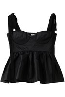 【カオス/Chaos】の【ANNA OCTOBER】フローリントップ 人気、トレンドファッション・服の通販 founy(ファニー) ファッション Fashion レディースファッション Fashion for Women トップス・カットソー Cut & Sew Tops キャミソール&ノースリーブ Camisoles & Sleeveless Tops シャツ・ブラウス・オフィスカジュアル Elegant Blouses & Button-Ups カットソー Cut and Sewn Top キャミソール Camisole, Spaghetti Strap Top デニム Denim, Jeans Material ノースリーブ Sleeveless, No-Sleeve パーティ Party, Party Style ビスチェ Bustier, Corset Top ペプラム Peplum, Flared Hem リボン Ribbon, Bow |ID:prp329100004931488