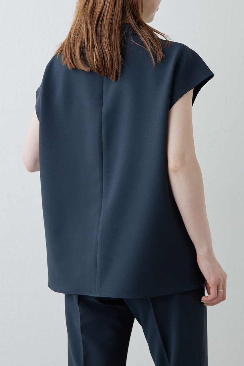 【ウィムガゼット/Whim Gazette】の【Drawing Numbers】ダブルクロスボトルフレンチブラウス 人気、トレンドファッション・服の通販 founy(ファニー) 　ファッション　Fashion　レディースファッション　Fashion for Women　トップス・カットソー　Cut & Sew Tops　シャツ・ブラウス・オフィスカジュアル　Elegant Blouses & Button-Ups　おすすめ　Recommended / Our Picks　エレガント 上品　Elegant　ショート　Short, Short Length　ストレッチ　Stretch, Stretchy Fabric　スリーブ　Sleeve, Long Sleeve / Short Sleeve　セットアップ　Set-Up, Coordinated Outfit　ダブル　Double, Double-Breasted　バランス　Balance, Style Balance　フレンチ　French, French Style　ボトルネック　Bottle Neck, Mock Neck　モダン　Modern, Contemporary　ワイド　Wide, Wide Fit　再入荷　Restock / Back in Stock　other-8|ID: prp329100004931498 ipo3291000000037014289