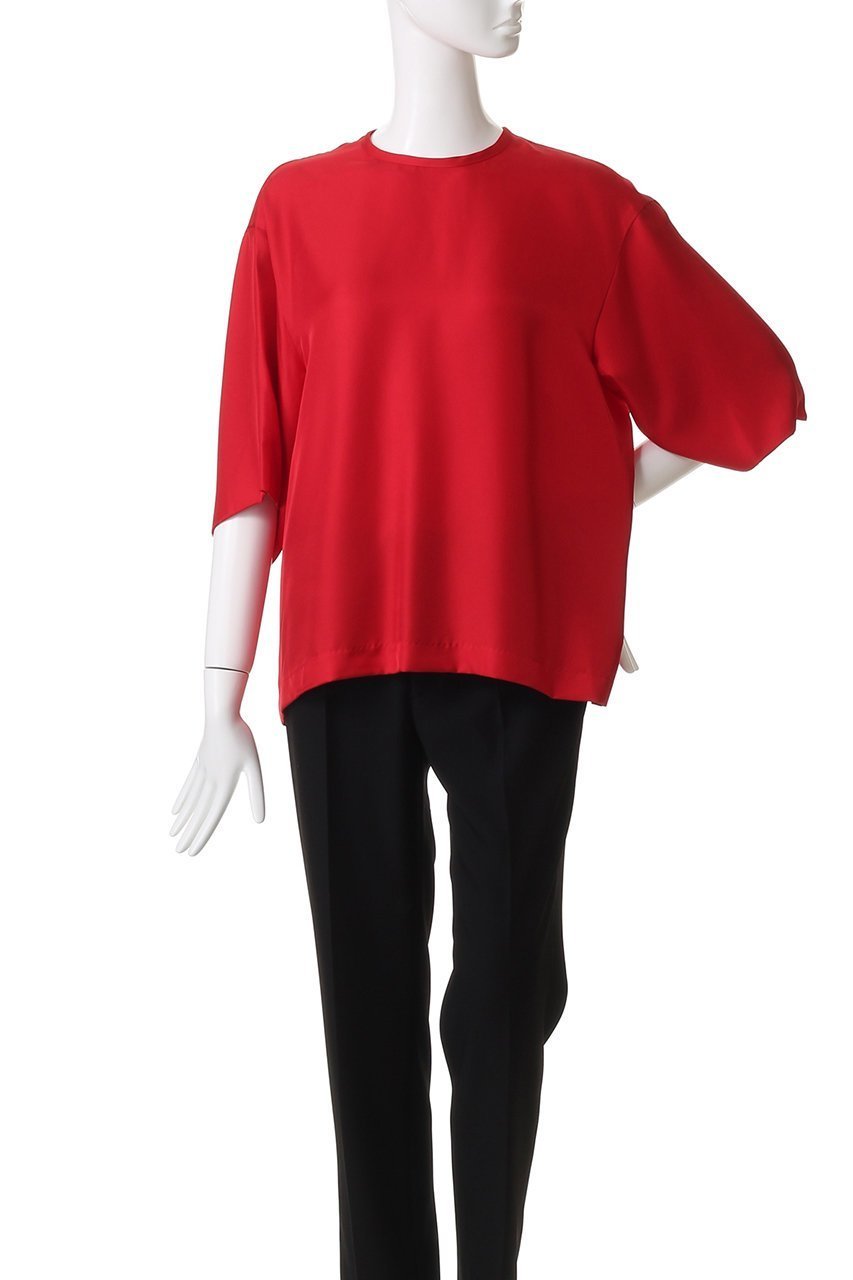 【セアン/SCEARN】の22MM SILK TWILL ブラウス 人気、トレンドファッション・服の通販 founy(ファニー) 　ファッション　Fashion　レディースファッション　Fashion for Women　トップス・カットソー　Cut & Sew Tops　シャツ・ブラウス・オフィスカジュアル　Elegant Blouses & Button-Ups　ショート　Short, Short Length　シルク　Silk, 100% Silk　シンプル　Simple, Minimal　スリーブ　Sleeve, Long Sleeve / Short Sleeve　ツイル　Twist, Twisted Detail　ハーフ　Half, Half-Length　エレガント 上品　Elegant　other-2|ID: prp329100004931510 ipo3291000000037014364