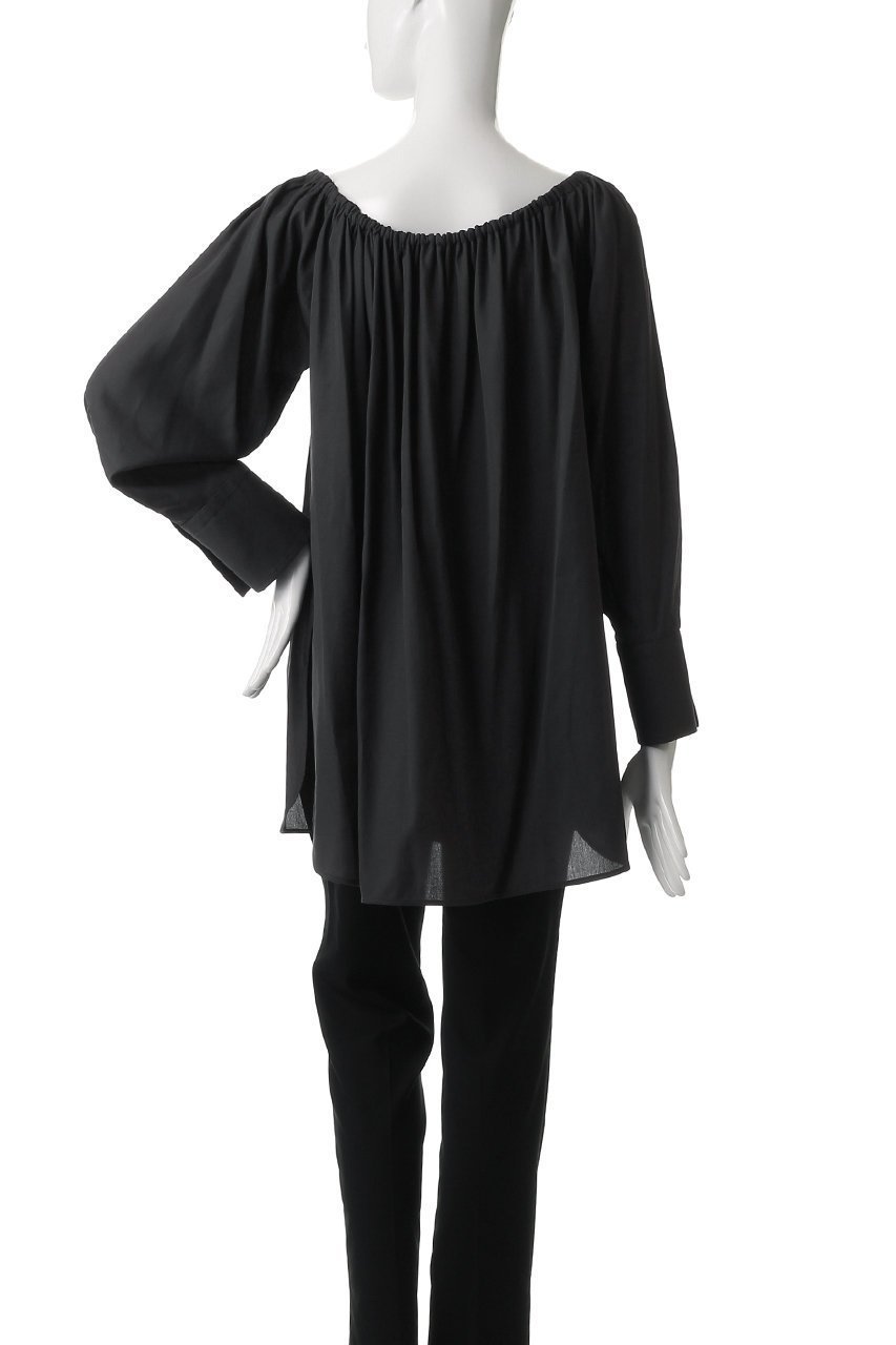 【セアン/SCEARN】のGASSED VOILE COTTON 2WAYブラウス 人気、トレンドファッション・服の通販 founy(ファニー) 　ファッション　Fashion　レディースファッション　Fashion for Women　トップス・カットソー　Cut & Sew Tops　シャツ・ブラウス・オフィスカジュアル　Elegant Blouses & Button-Ups　ギャザー　Gathered, Ruffled　スリーブ　Sleeve, Long Sleeve / Short Sleeve　ロング　Long, Long-Length　エレガント 上品　Elegant　other-4|ID: prp329100004931516 ipo3291000000037014415