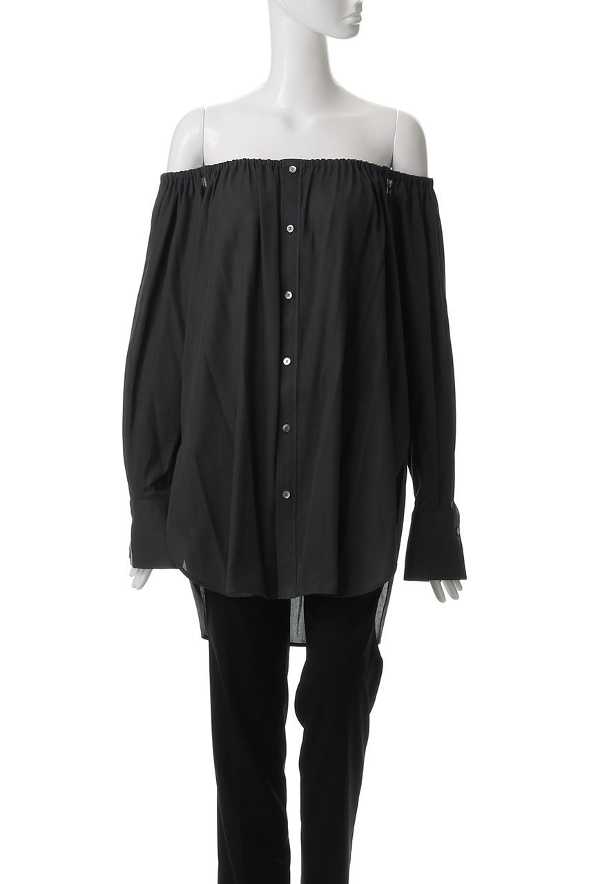 【セアン/SCEARN】のGASSED VOILE COTTON 2WAYブラウス 人気、トレンドファッション・服の通販 founy(ファニー) 　ファッション　Fashion　レディースファッション　Fashion for Women　トップス・カットソー　Cut & Sew Tops　シャツ・ブラウス・オフィスカジュアル　Elegant Blouses & Button-Ups　ギャザー　Gathered, Ruffled　スリーブ　Sleeve, Long Sleeve / Short Sleeve　ロング　Long, Long-Length　エレガント 上品　Elegant　other-6|ID: prp329100004931516 ipo3291000000037014419