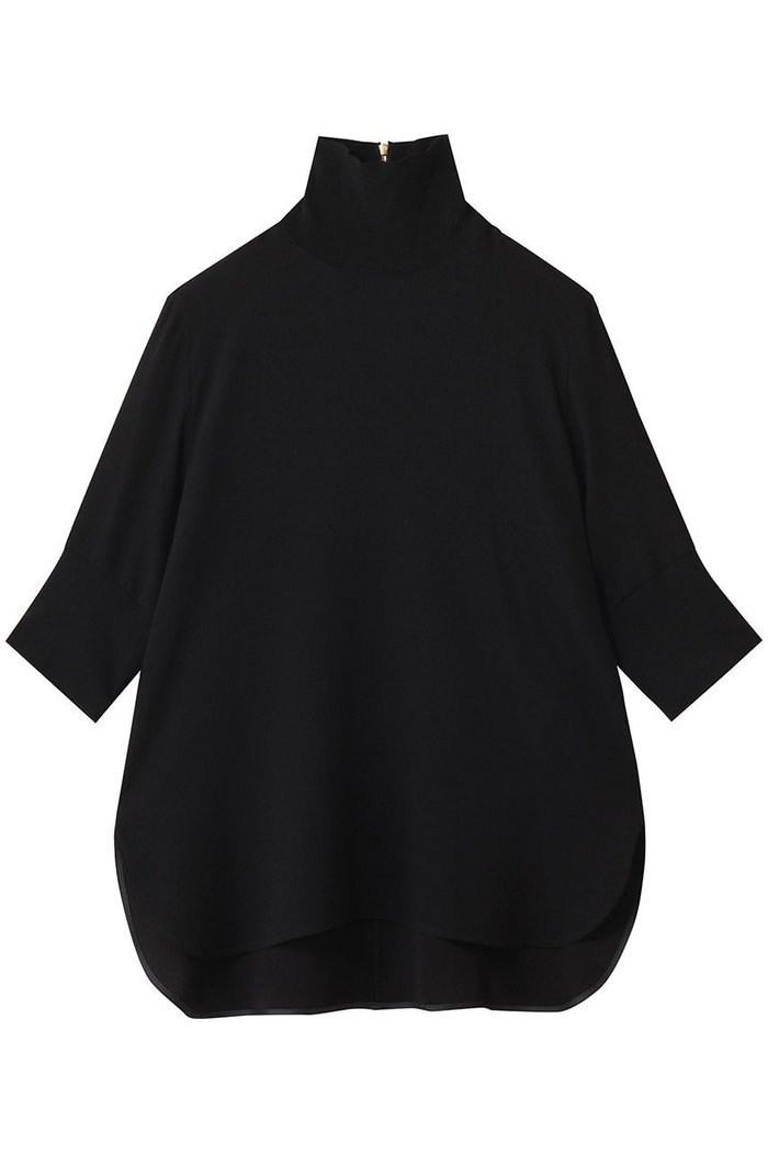 【ベイジ,/BEIGE,】のFLEUR(フルール)/ニットコンビハイネック半袖ブラウス インテリア・キッズ・メンズ・レディースファッション・服の通販 founy(ファウニー) https://founy.com/ ファッション Fashion レディースファッション Fashion for Women トップス・カットソー Cut & Sew Tops ニット Knit Tops & Sweaters シャツ・ブラウス・オフィスカジュアル Elegant Blouses & Button-Ups とろみ Fluid, Flowy Fabric なめらか Smooth, Silky Texture ショート Short, Short Length スリーブ Sleeve, Long Sleeve / Short Sleeve エレガント 上品 Elegant 半袖 Short Sleeve, Half Sleeve |ID: prp329100004931524 ipo3291000000037014500