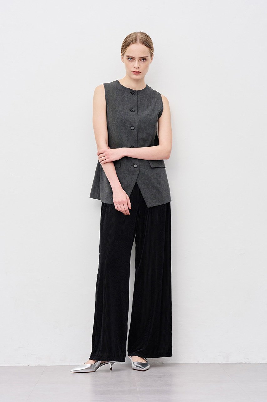 【アンクレイヴ/uncrave】のTRツイル ジレブラウス 人気、トレンドファッション・服の通販 founy(ファニー) 　ファッション　Fashion　レディースファッション　Fashion for Women　アウター　Coat / Outerwear Collection　トップス・カットソー　Cut & Sew Tops　キャミソール&ノースリーブ　Camisoles & Sleeveless Tops　シャツ・ブラウス・オフィスカジュアル　Elegant Blouses & Button-Ups　ベスト&ジレ / 重ね着スタイル　Vests & Gilets　ジャケット　Jacket, Outerwear　ツイル　Twist, Twisted Detail　ノースリーブ　Sleeveless, No-Sleeve　パイピング　Piping, Trim Design　フロント　Front, Front Design　other-8|ID: prp329100004931531 ipo3291000000037014574