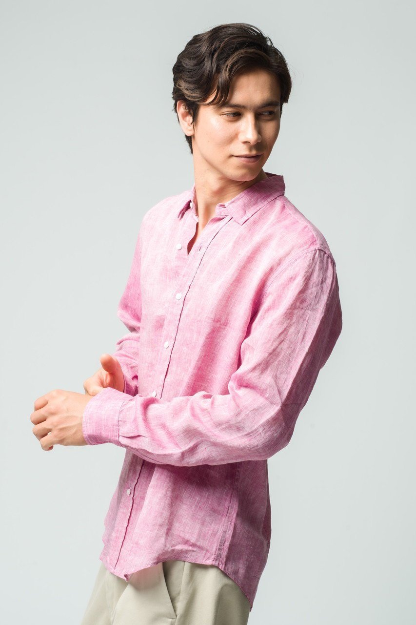 【フランク&アイリーン/Frank&Eileen / MEN】の【MEN】FINBAR イタリアンリネン パープル シャツ 人気、トレンドファッション・服の通販 founy(ファニー) 　ファッション　Fashion　メンズファッション　Fashion for Men　スリーブ　Sleeve, Long Sleeve / Short Sleeve　ダウン　Down, Puffer　デニム　Denim, Jeans Material　パープル　Purple, Violet　リネン　Linen, Linen Fabric　ロング　Long, Long-Length　エレガント 上品　Elegant　other-6|ID: prp329100004931551 ipo3291000000037014715