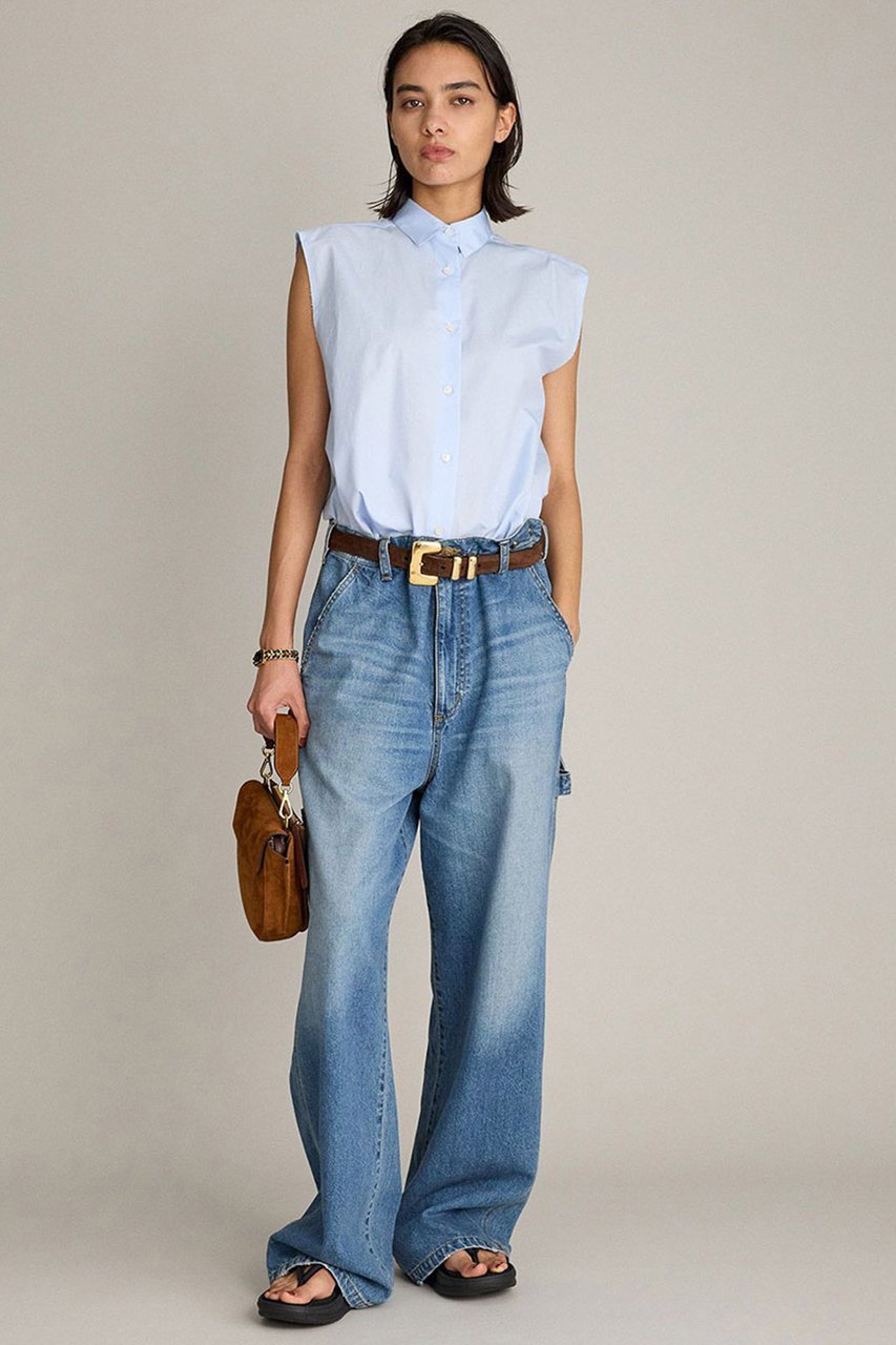 【ブリル/BRILL】のノースリーブシャツ 人気、トレンドファッション・服の通販 founy(ファニー) 　ファッション　Fashion　レディースファッション　Fashion for Women　トップス・カットソー　Cut & Sew Tops　キャミソール&ノースリーブ　Camisoles & Sleeveless Tops　シャツ・ブラウス・オフィスカジュアル　Elegant Blouses & Button-Ups　ノースリーブ　Sleeveless, No-Sleeve　ブロード　Broadcloth, Fine Cotton　エレガント 上品　Elegant　other-4|ID: prp329100004931561 ipo3291000000037014786