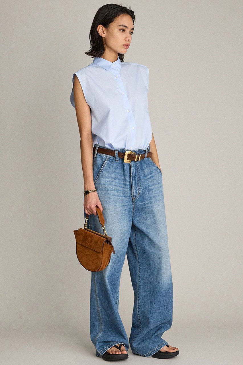 【ブリル/BRILL】のノースリーブシャツ 人気、トレンドファッション・服の通販 founy(ファニー) 　ファッション　Fashion　レディースファッション　Fashion for Women　トップス・カットソー　Cut & Sew Tops　キャミソール&ノースリーブ　Camisoles & Sleeveless Tops　シャツ・ブラウス・オフィスカジュアル　Elegant Blouses & Button-Ups　ノースリーブ　Sleeveless, No-Sleeve　ブロード　Broadcloth, Fine Cotton　エレガント 上品　Elegant　other-5|ID: prp329100004931561 ipo3291000000037014787