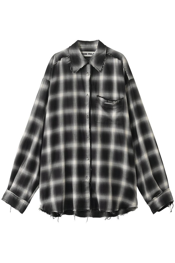 【プランク プロジェクト/PRANK PROJECT】のチェックシャツ インテリア・キッズ・メンズ・レディースファッション・服の通販 founy(ファウニー) https://founy.com/ ファッション Fashion レディースファッション Fashion for Women トップス・カットソー Cut & Sew Tops シャツ・ブラウス・オフィスカジュアル Elegant Blouses & Button-Ups スリーブ Sleeve, Long Sleeve / Short Sleeve チェック Check, Plaid, Tartan メンズ Men's, Menswear ロング Long, Long-Length 羽織 Haori, Light Jacket |ID: prp329100004931564 ipo3291000000037014803