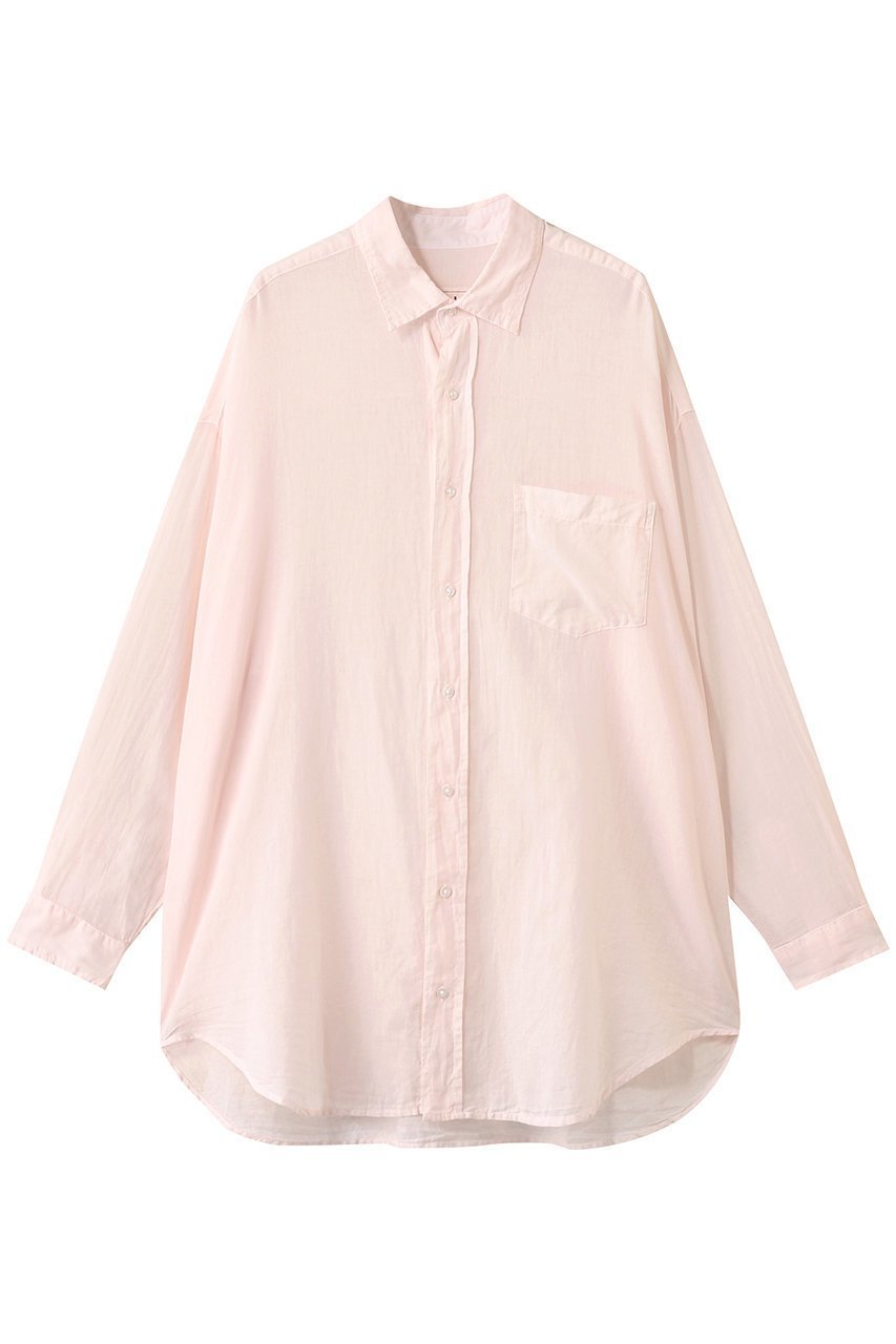 【フランク&アイリーン/Frank&Eileen】の【ETRE TOKYO×Frank&Eileen限定】MACKENZIE オーガニックボイルシャツ インテリア・キッズ・メンズ・レディースファッション・服の通販 founy(ファニー) 　ファッション　Fashion　レディースファッション　Fashion for Women　トップス・カットソー　Cut & Sew Tops　シャツ・ブラウス・オフィスカジュアル　Elegant Blouses & Button-Ups　コラボ　Collaboration, Collab　スリーブ　Sleeve, Long Sleeve / Short Sleeve　フロント　Front, Front Design　ロング　Long, Long-Length　ワイド　Wide, Wide Fit　ピンク|ID: prp329100004931566 ipo3291000000037014819