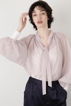 【ヒューエルミュージアム/hueLe Museum】の【STUMBLY】Sheer Organdy Bow-Tie BL ピンク|ID: prp329100004931567 ipo3291000000037014829