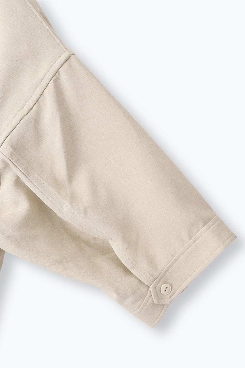 【レリル/lelill】のオープンカラーミリタリーシャツ 人気、トレンドファッション・服の通販 founy(ファニー) 　ファッション　Fashion　レディースファッション　Fashion for Women　トップス・カットソー　Cut & Sew Tops　シャツ・ブラウス・オフィスカジュアル　Elegant Blouses & Button-Ups　ショート　Short, Short Length　スリーブ　Sleeve, Long Sleeve / Short Sleeve　ドローコード　Drawcord, Drawstring Cord　ミリタリー　Military, Army Style　ワイド　Wide, Wide Fit　other-7|ID: prp329100004931569 ipo3291000000037014843