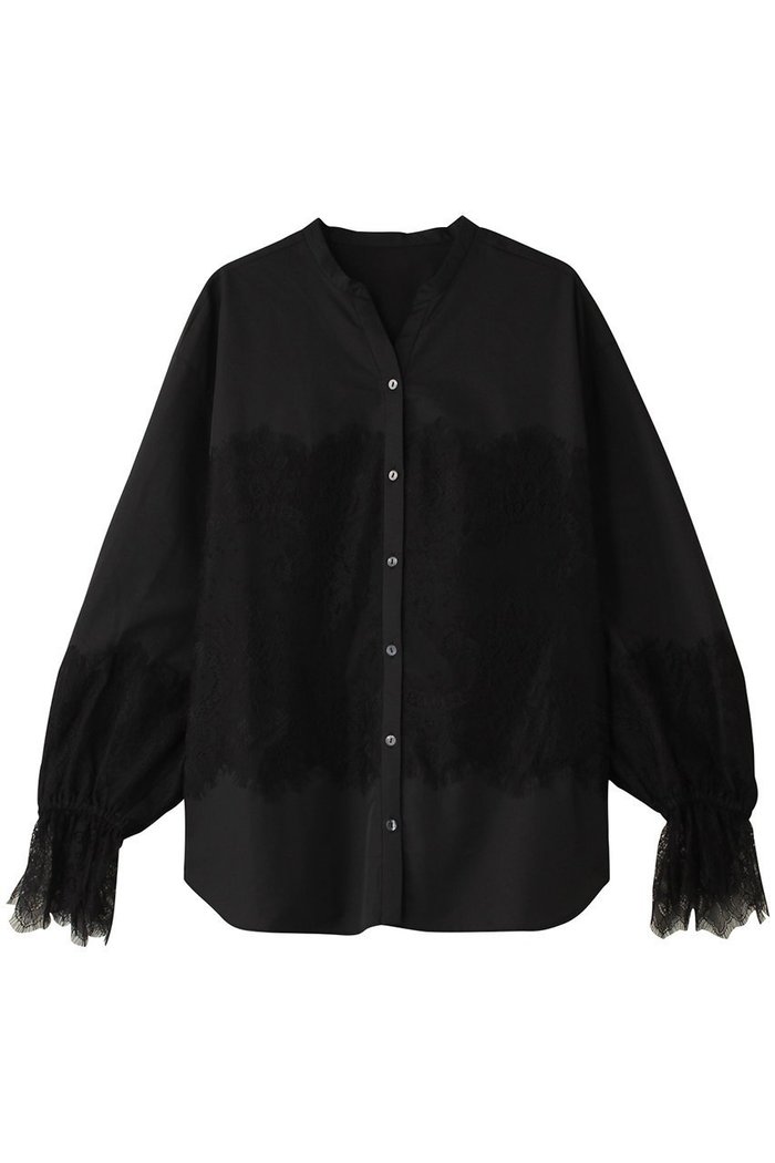 【アルアバイル/allureville】のレーシードッキングシャツ インテリア・キッズ・メンズ・レディースファッション・服の通販 founy(ファウニー) https://founy.com/ ファッション Fashion レディースファッション Fashion for Women トップス・カットソー Cut & Sew Tops シャツ・ブラウス・オフィスカジュアル Elegant Blouses & Button-Ups スリーブ Sleeve, Long Sleeve / Short Sleeve ドッキング Docking, Mixed Material バランス Balance, Style Balance レース Lace, Lace Fabric ロング Long, Long-Length エレガント 上品 Elegant |ID: prp329100004931570 ipo3291000000037014844